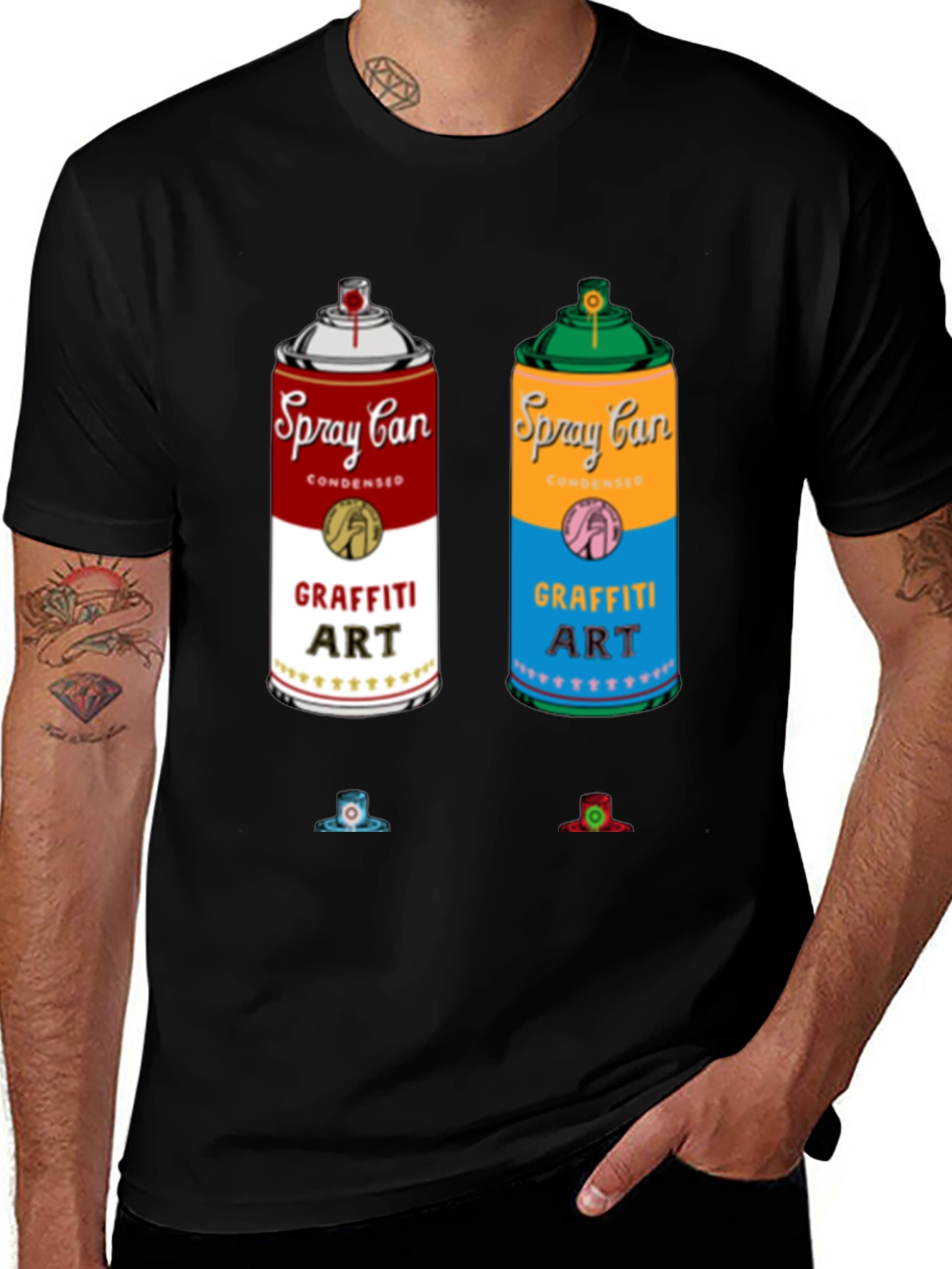 Variant 3 of Spray Can Graffiti Art T-Shirt