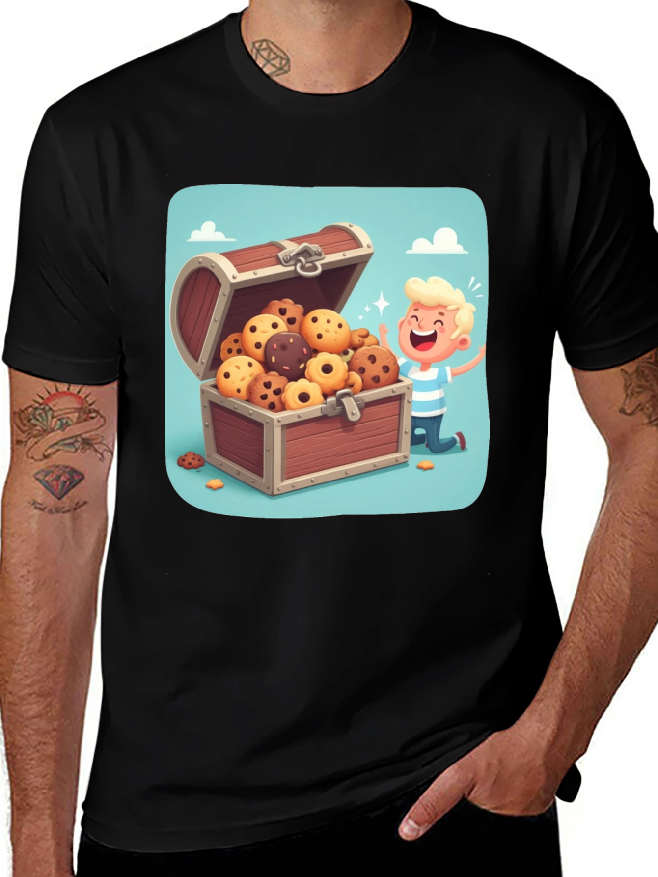 Variant 26 of Cookie Treasure T-Shirt - Sweet Treat Style