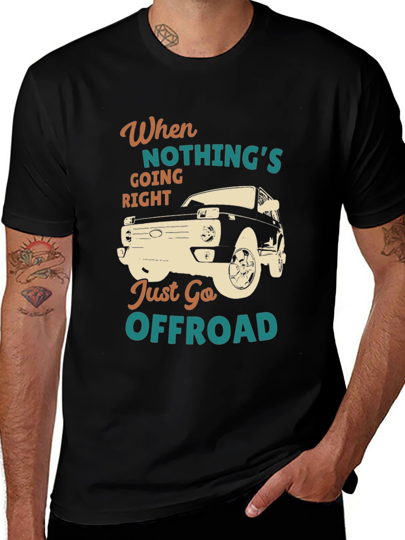 Variant 15 of Offroad Adventure T-Shirt - When Nothing's Going Right