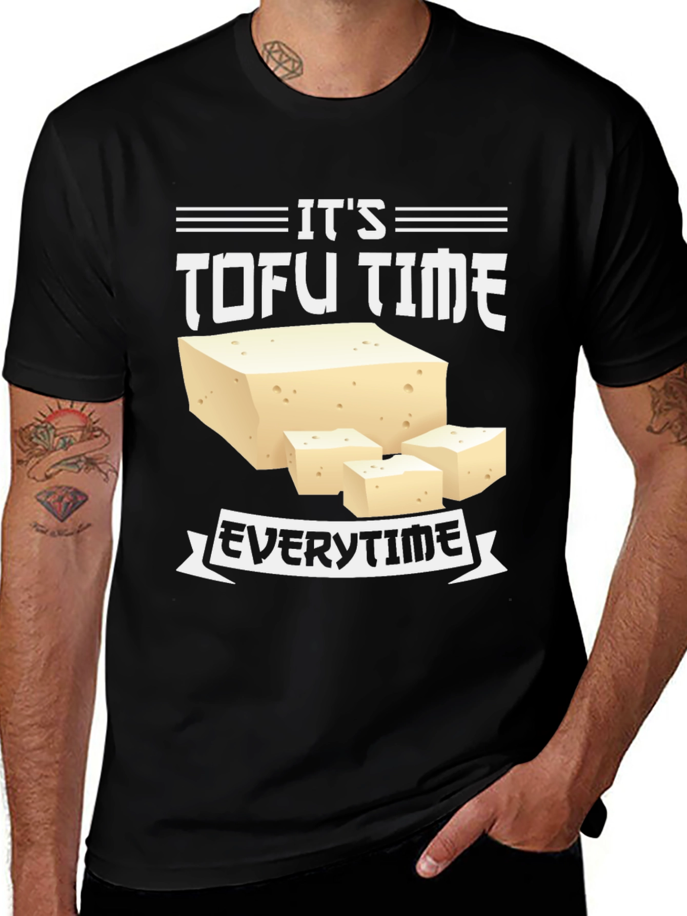 Variant 5 of It's Tofu Time - Funny Vegan Tee