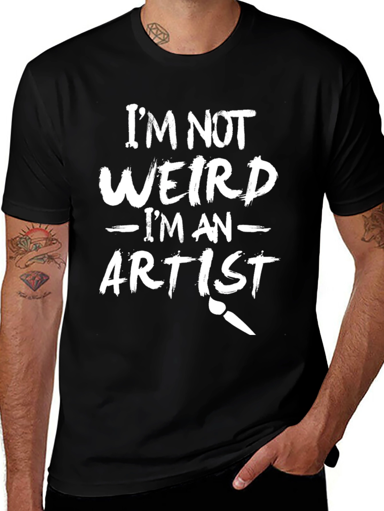 Variant 22 of I'm Not Weird I'm an Artist T-Shirt
