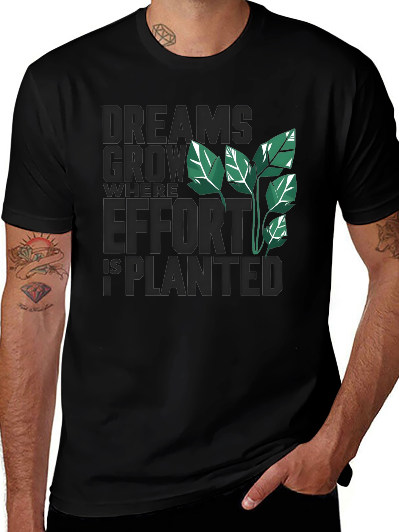 Variant 4 of Dreams Grow Where Effort is Planted T-Shirt