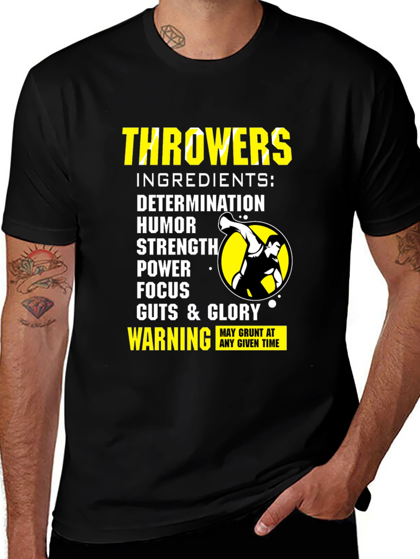 Variant 21 of Throwers Ingredients Graphic T-Shirt