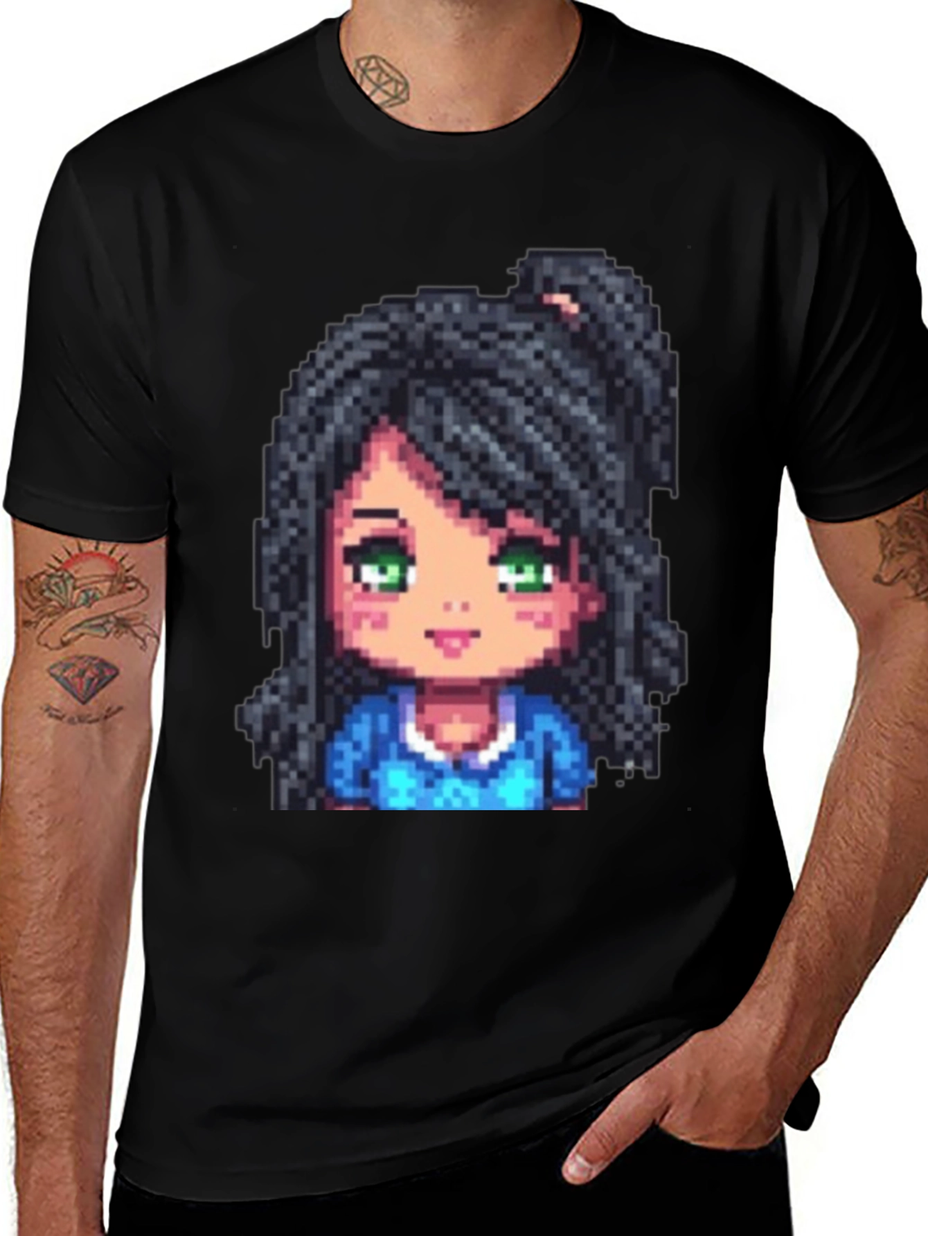 Stardew Valley Abigail Pixel Art T-Shirt