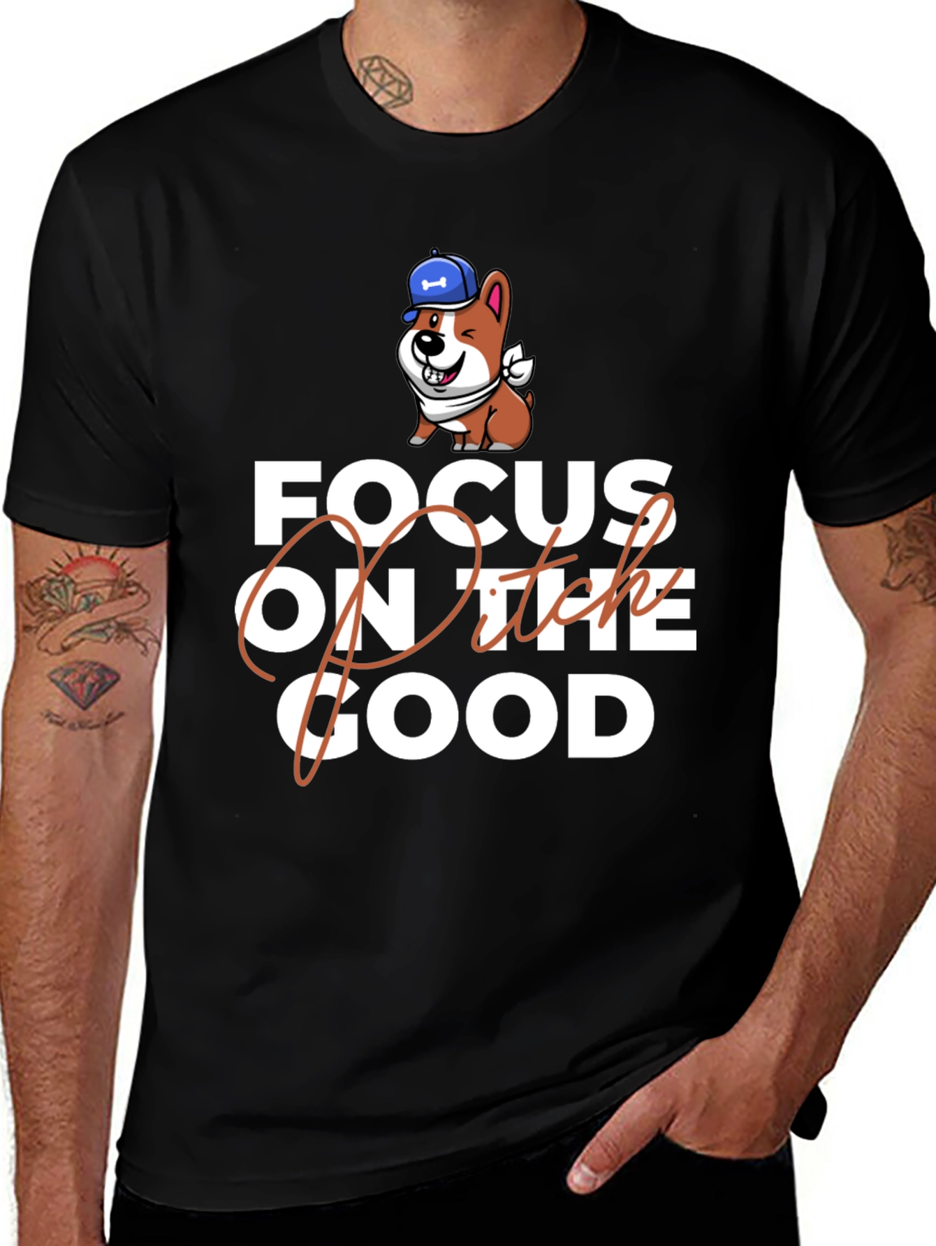 Variant 3 of Focus on the Good Graphic Tee