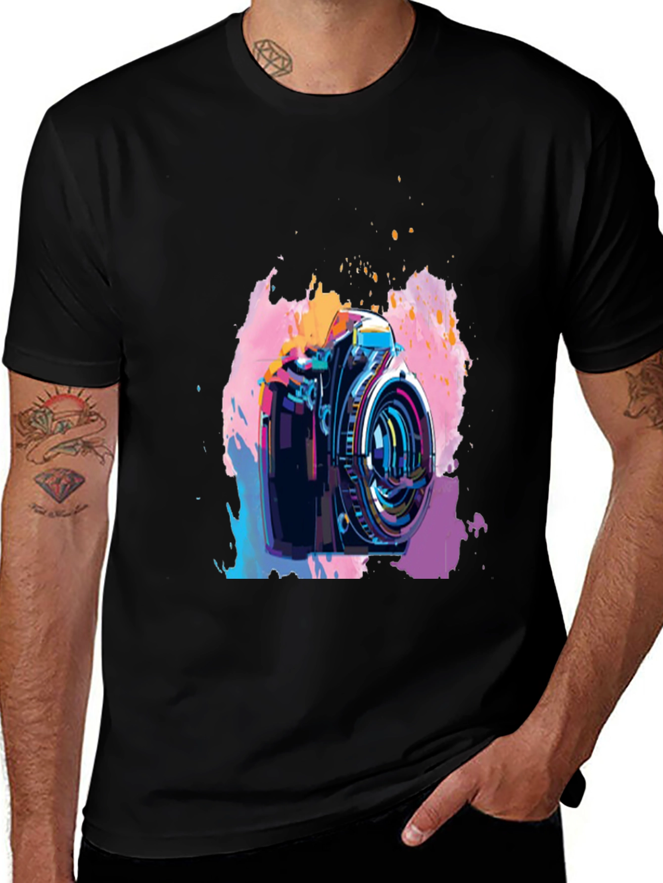 Variant 21 of Retro Camera Graphic T-Shirt