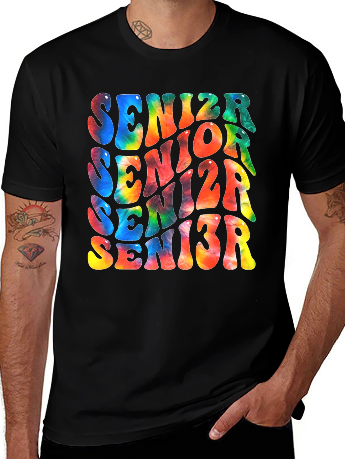 Variant 21 of Senior Tie-Dye Graphic Tee