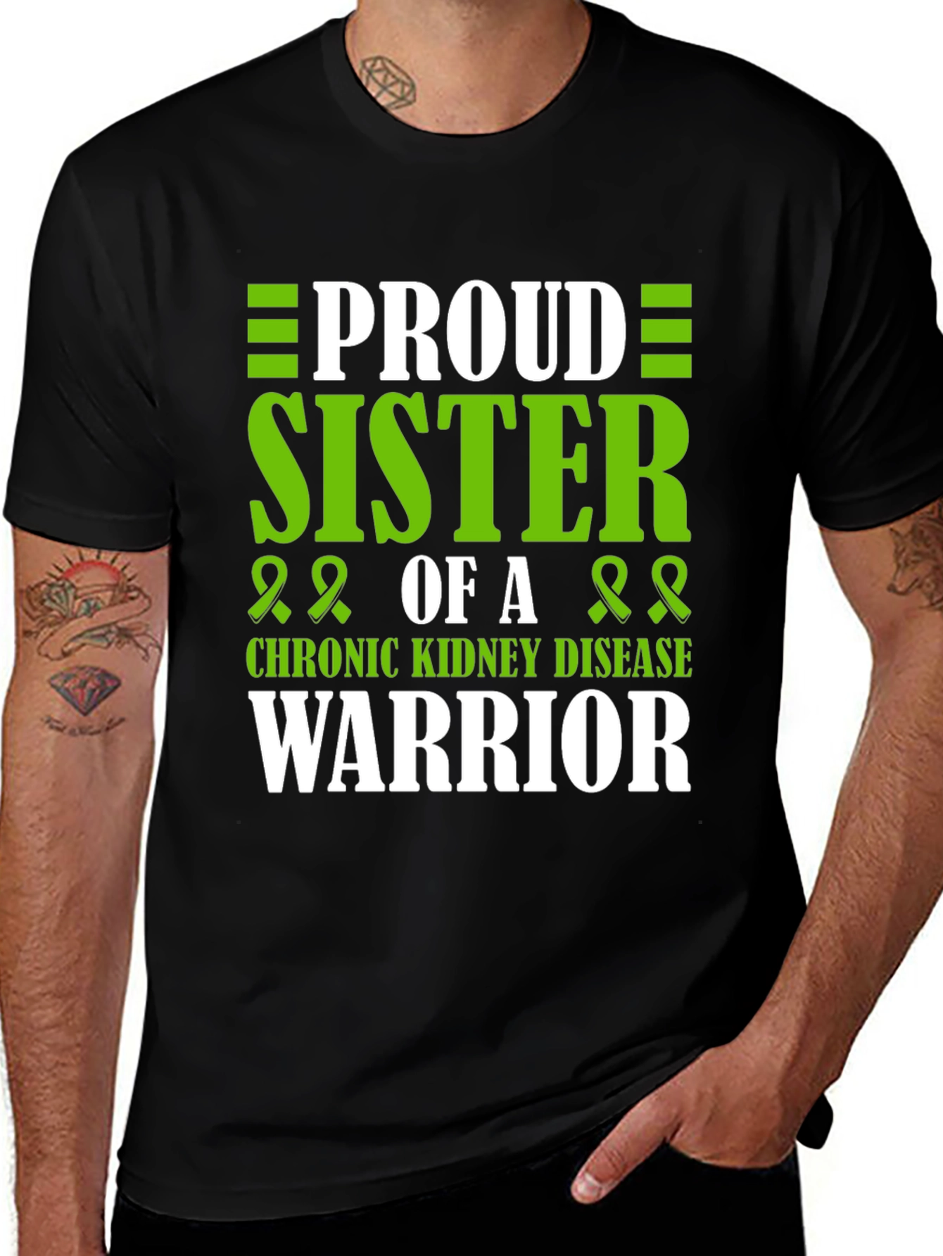 Proud Sister Chronic Kidney Disease Warrior T-Shirt