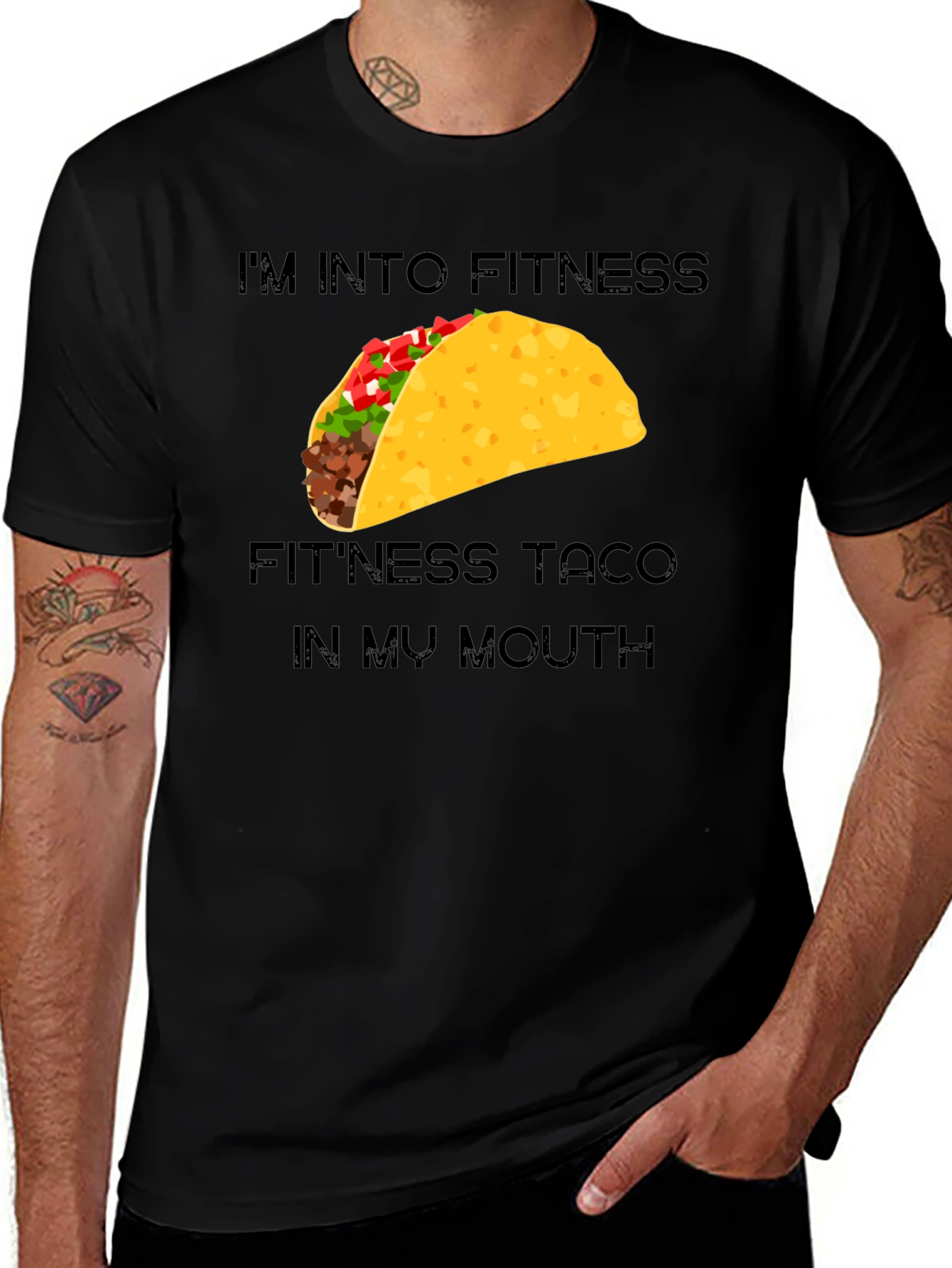 Variant 15 of Fitness Taco Graphic T-Shirt