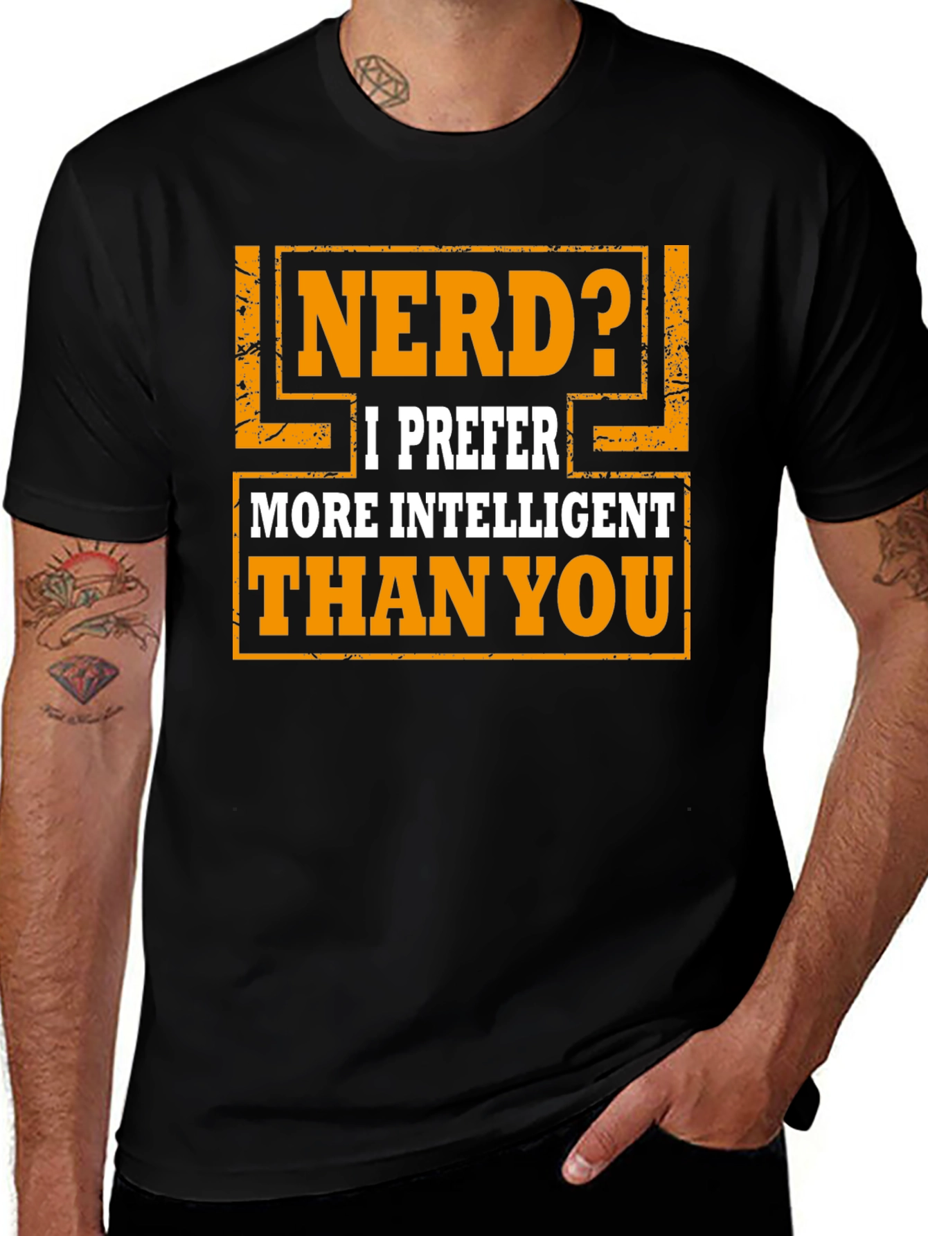 Variant 19 of Nerd? Intelligent T-Shirt - Funny Graphic Tee