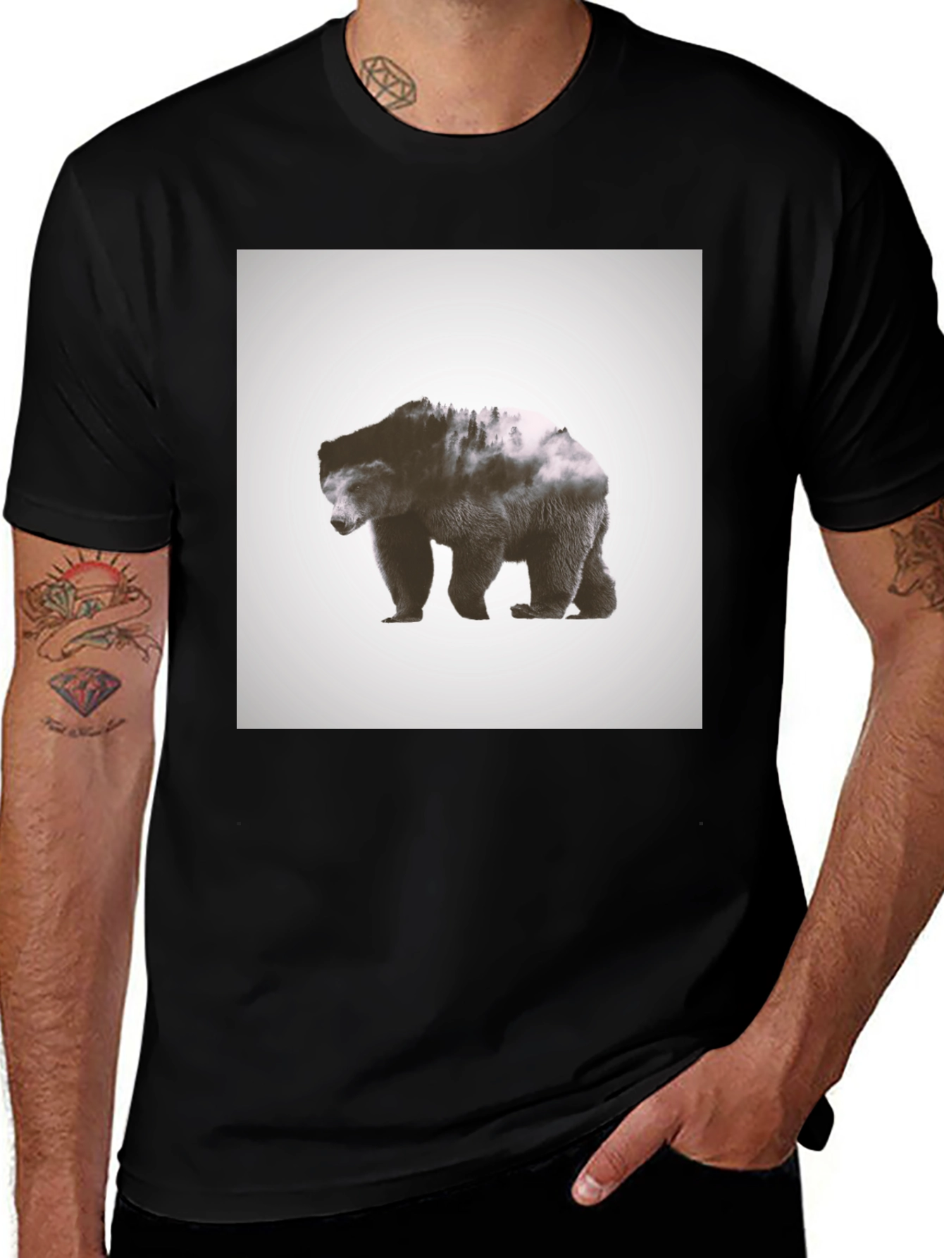 Variant 26 of Bear Nature T-Shirt