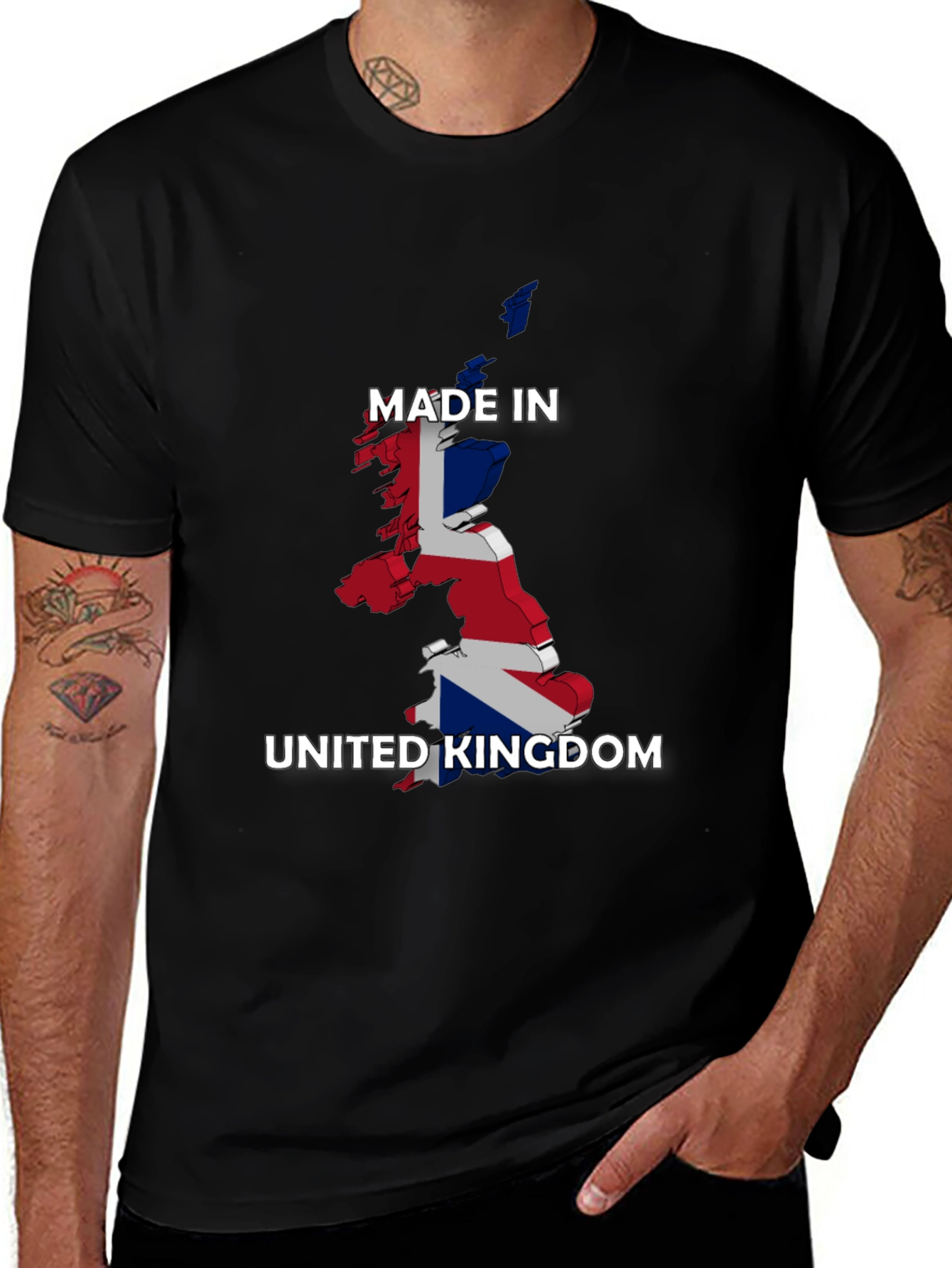 Made in UK Union Jack Graphic T-Shirt