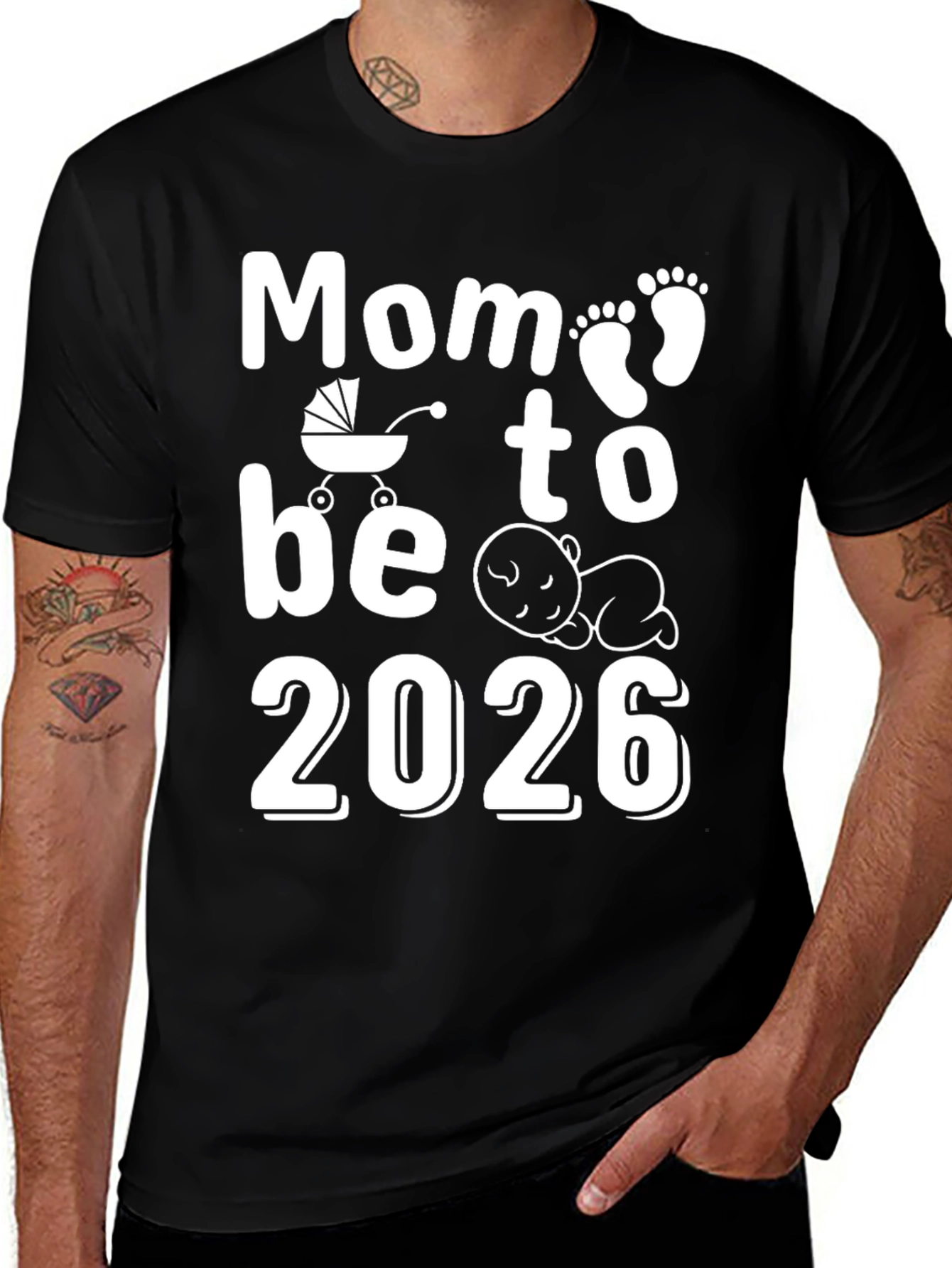 Mom To Be 2026 Baby Shower T-Shirt