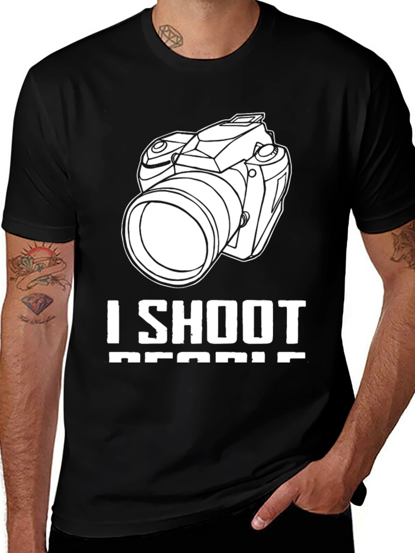 I Shoot People T-Shirt - Photographer Graphic Tee