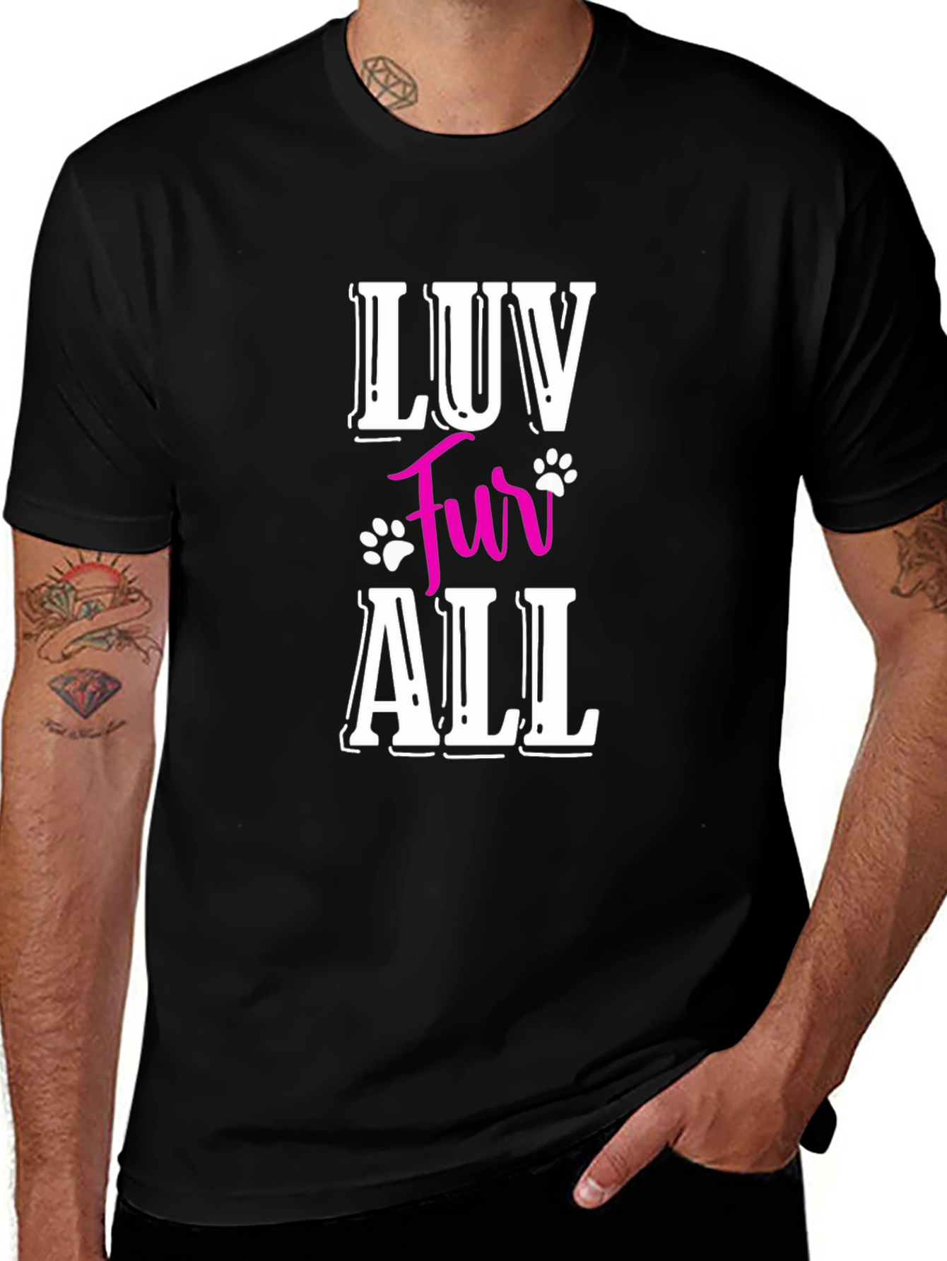 LUV Fur ALL Graphic Tee - Pet Lover T-Shirt