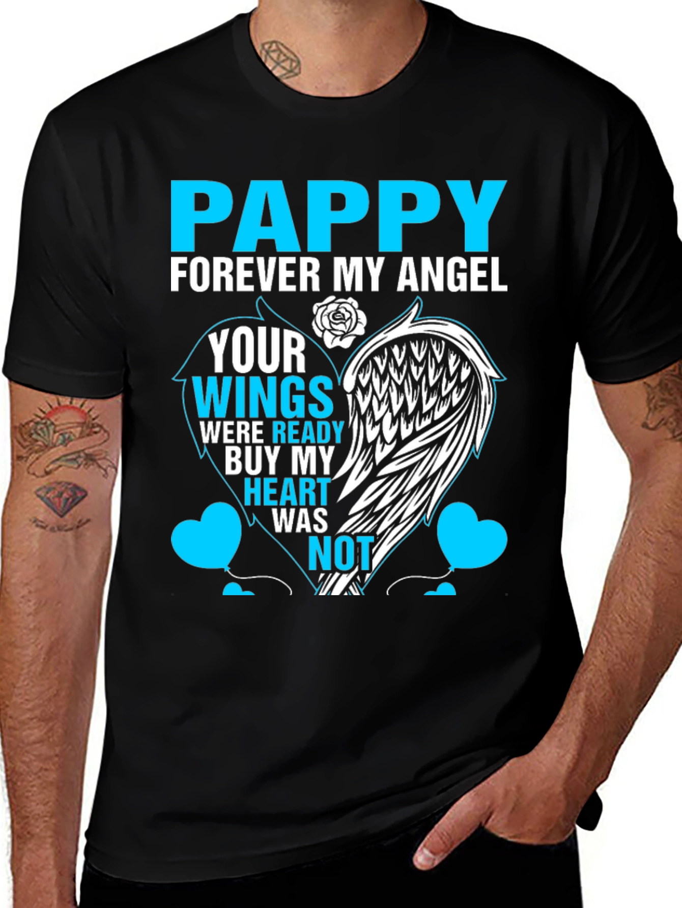Pappy Forever My Angel Memorial T-Shirt