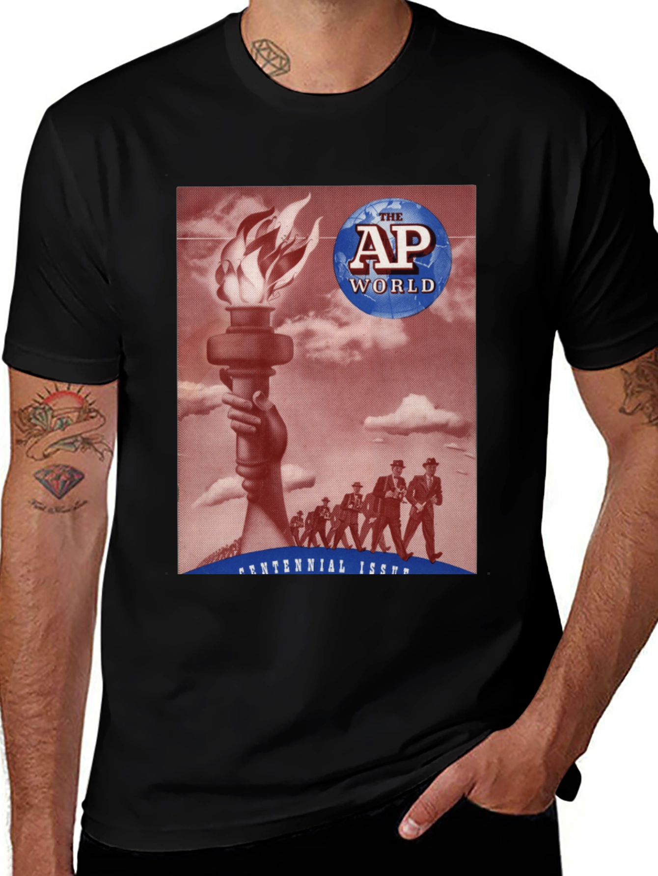 Variant 9 of AP World Centennial Issue Graphic T-Shirt