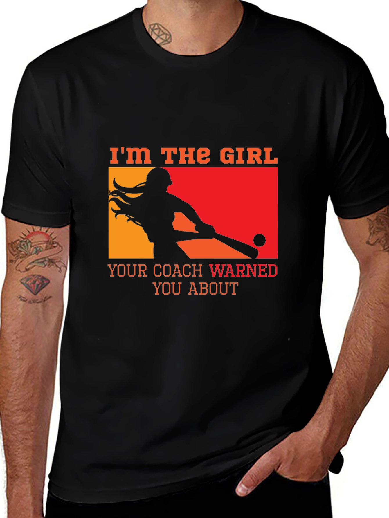 Variant 6 of I'm The Girl Your Coach Warned You About T-Shirt