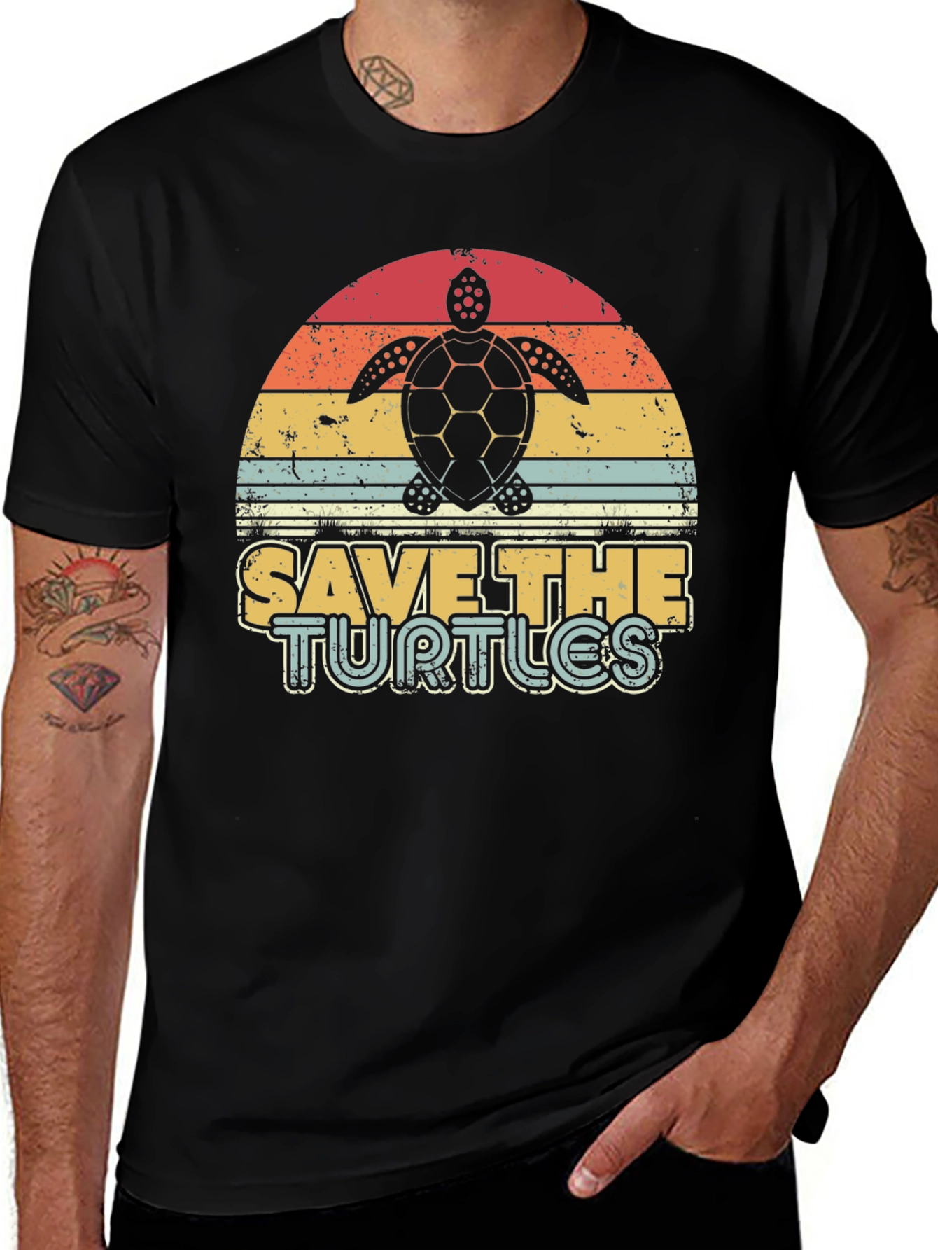 Variant 28 of Save the Turtles Graphic Tee