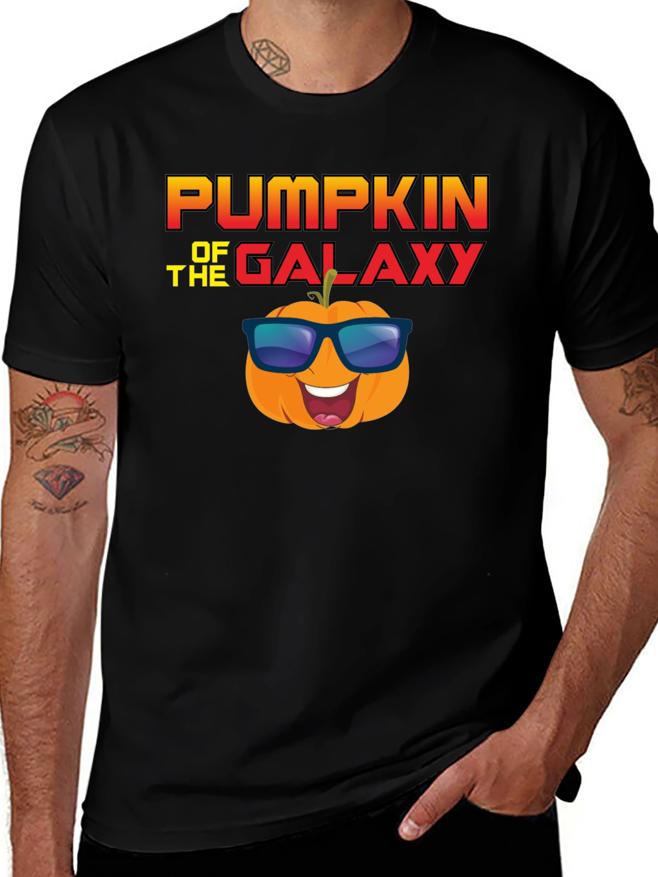 Variant 10 of Pumpkin of the Galaxy Graphic T-Shirt