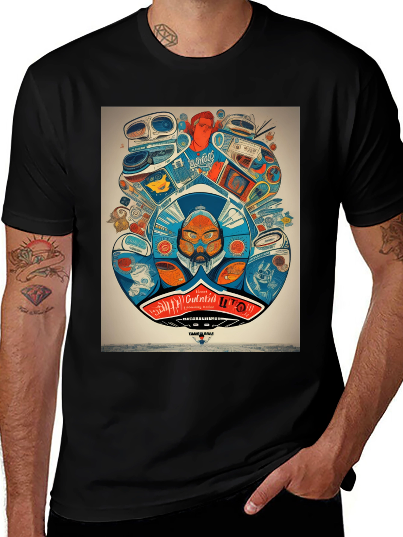 Variant 14 of Retro Audio T-Shirt - Nostalgic Graphic Tee