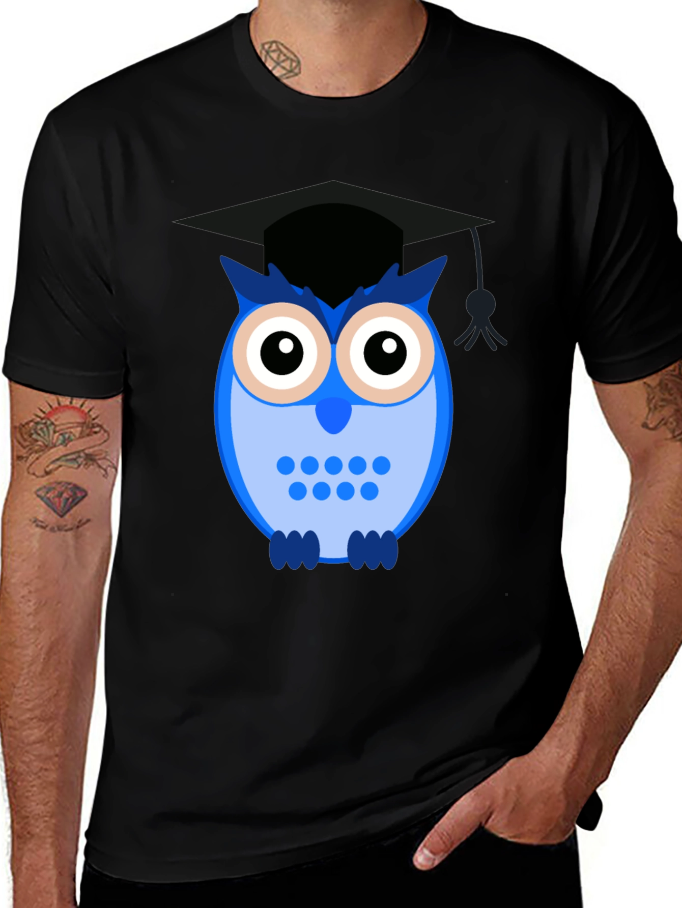 Variant 30 of Owl Graduate T-Shirt - Smart & Stylish!