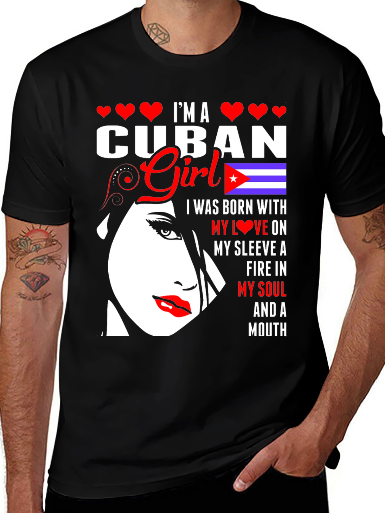 I'm A Cuban Girl T-Shirt - Cuba Pride Tee