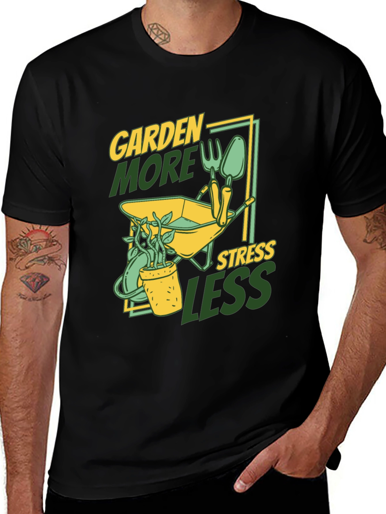 Variant 28 of Garden More Stress Less T-Shirt