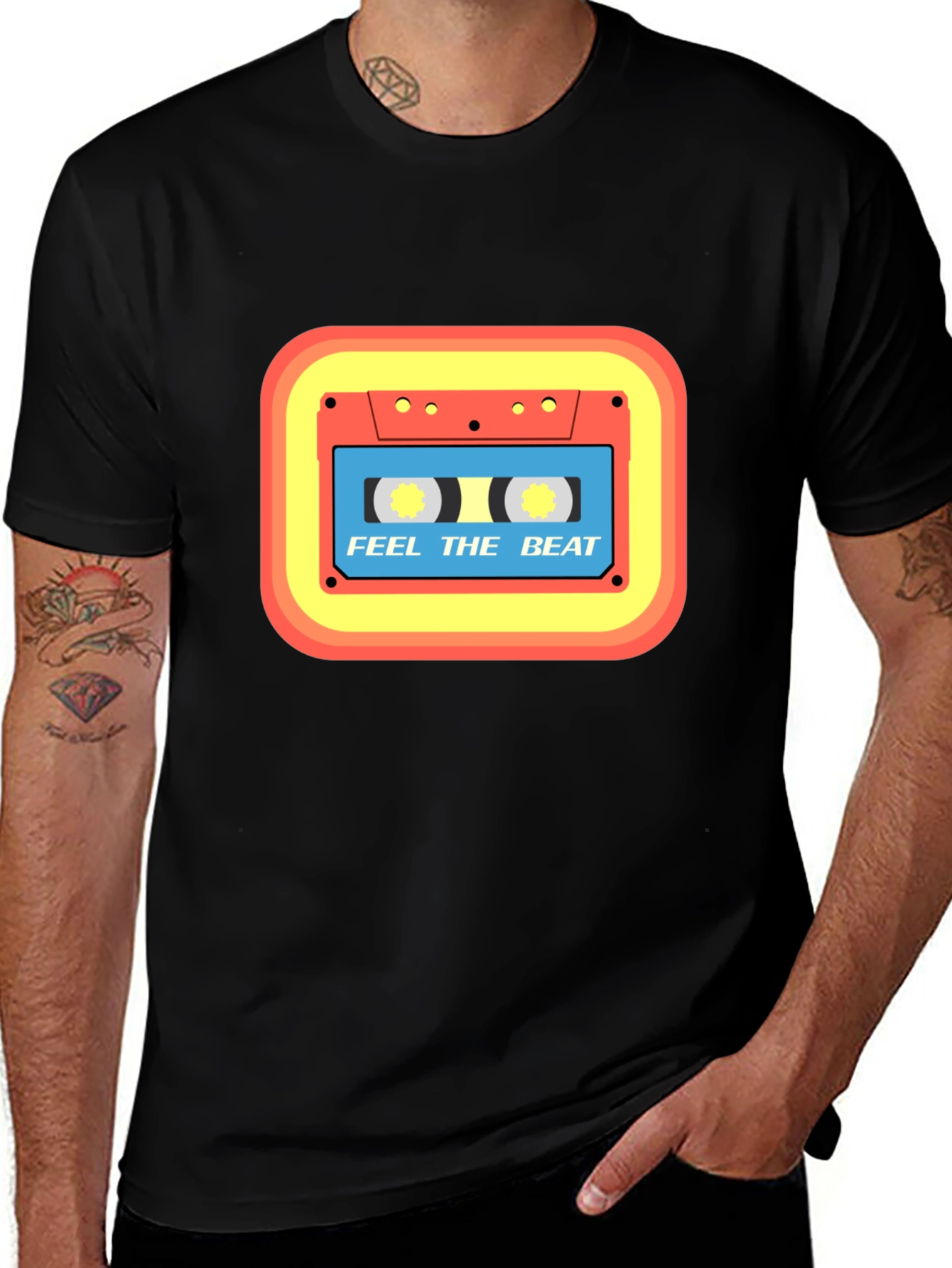Variant 22 of Retro Cassette Tape Graphic T-Shirt