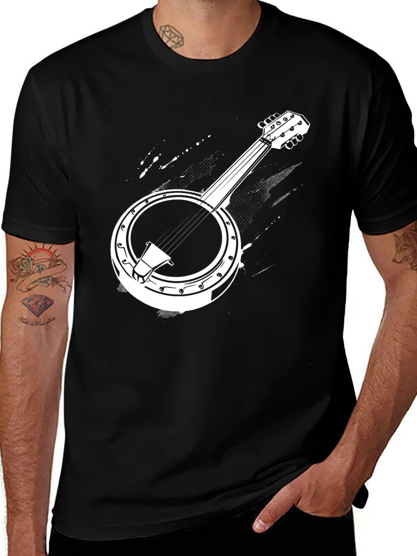 Variant 10 of Banjo Graphic Tee - Musician's Gift