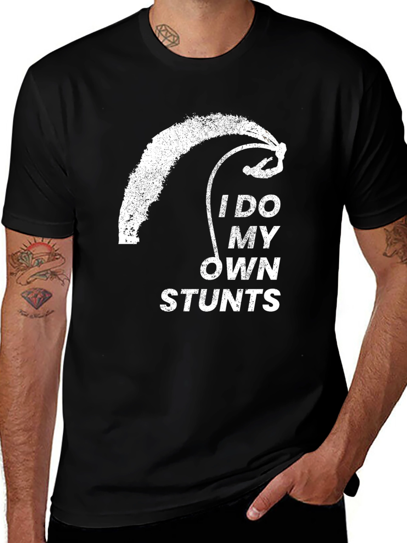 Variant 14 of I Do My Own Stunts Graphic Tee