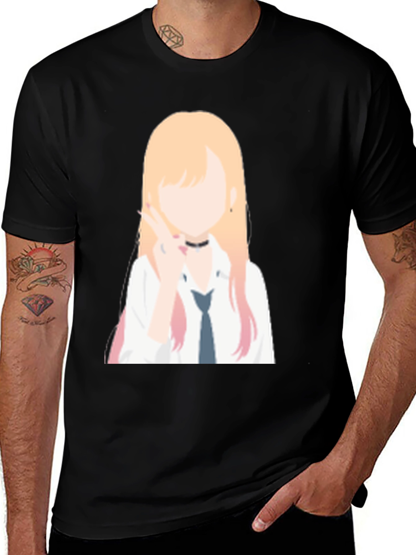 Variant 11 of Anime Girl Graphic Tee - Cosplay T-Shirt