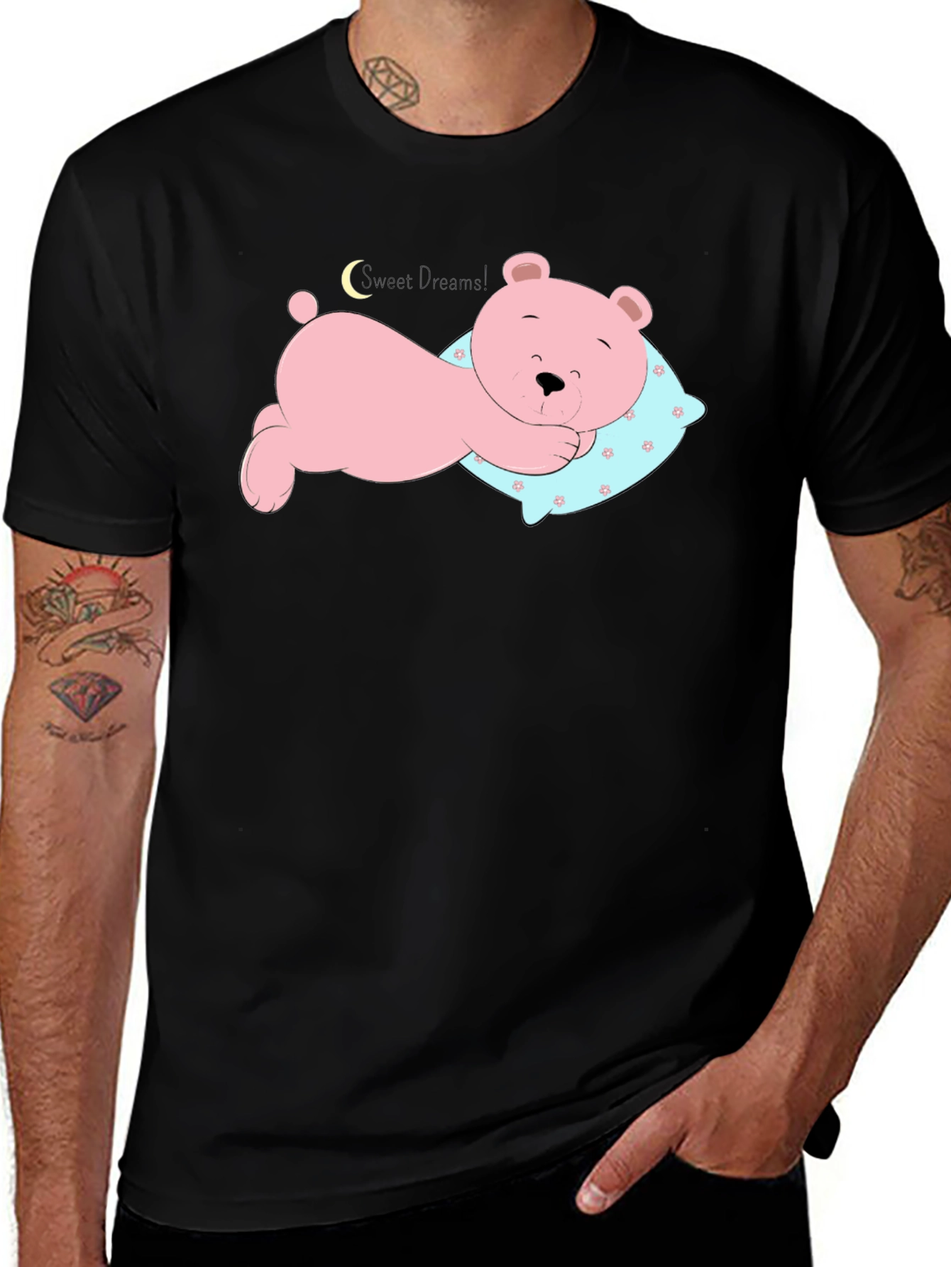 Variant 15 of Sleeping Bear Tee - Cute Graphic T-Shirt