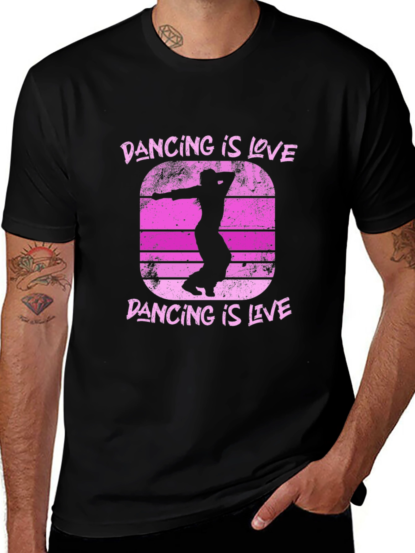 Variant 22 of Dancing is Love Dance T-Shirt Retro Style