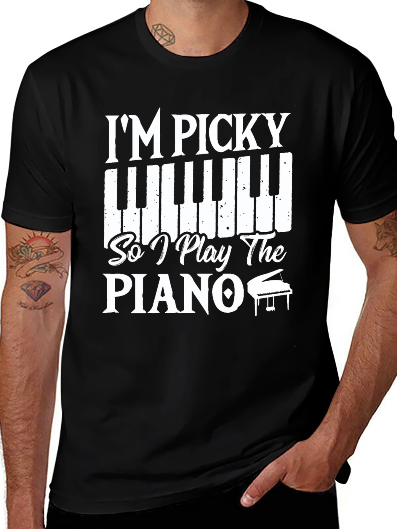 Variant 5 of I'm Picky So I Play the Piano T-Shirt