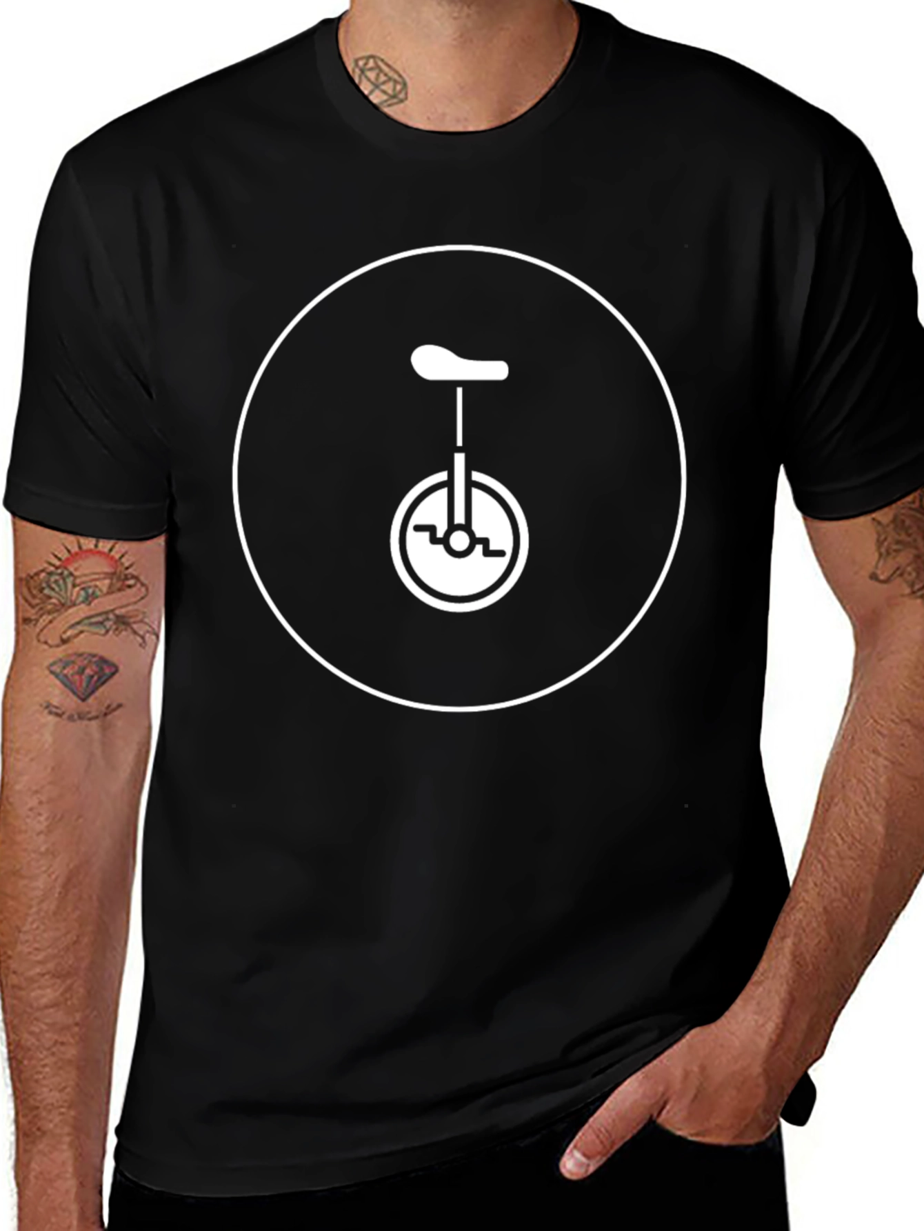 Variant 13 of Unicycle Graphic Tee - Ride in Style!
