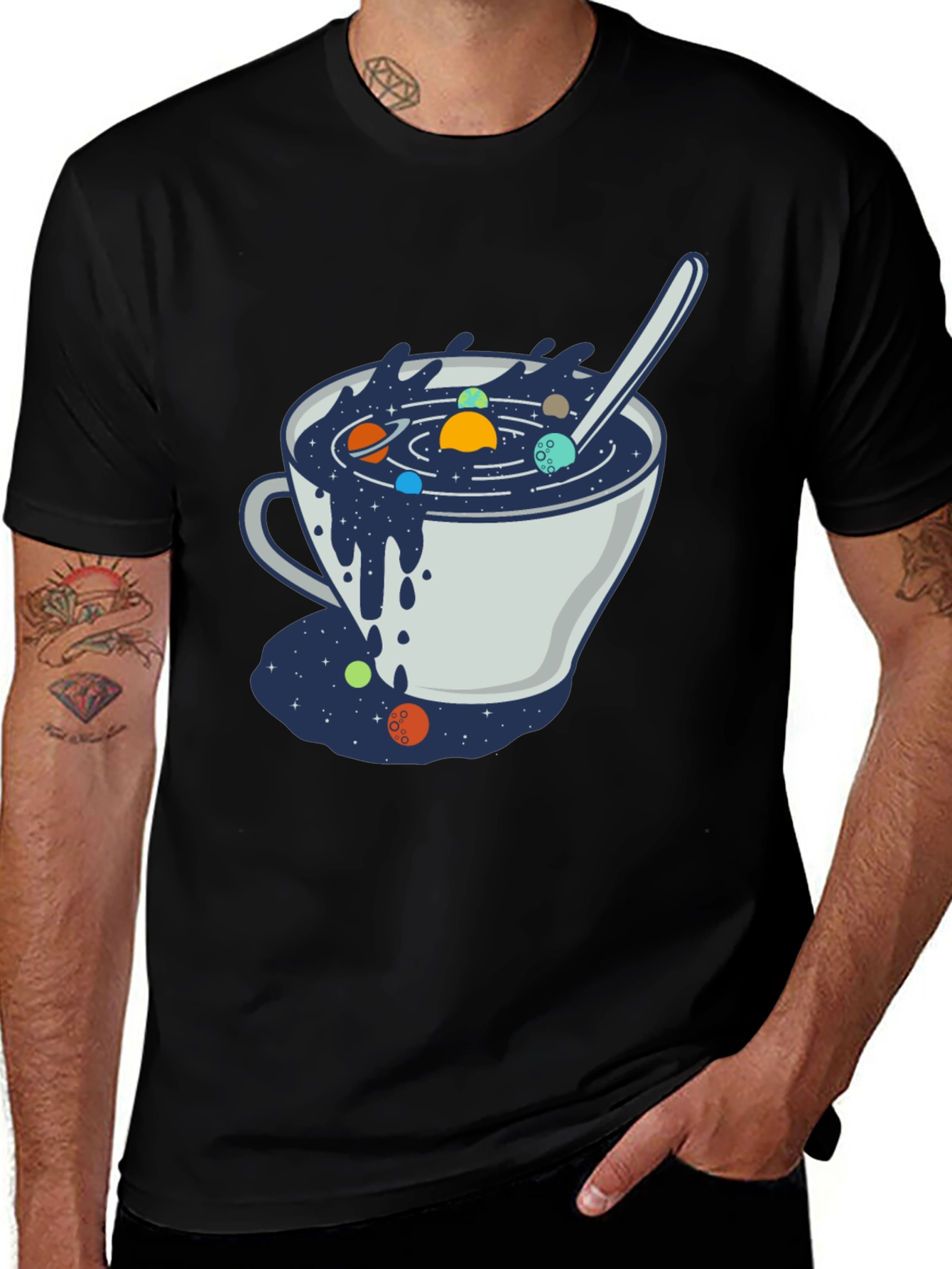 Variant 11 of Cosmic Soup T-Shirt - Unique Space Design