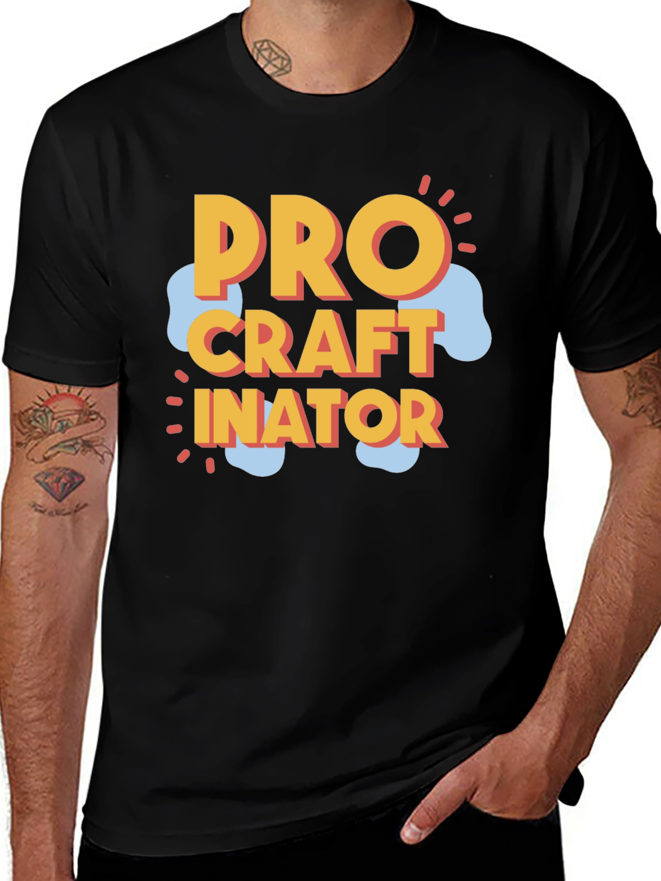Variant 3 of Pro Craft Inator Black T-Shirt