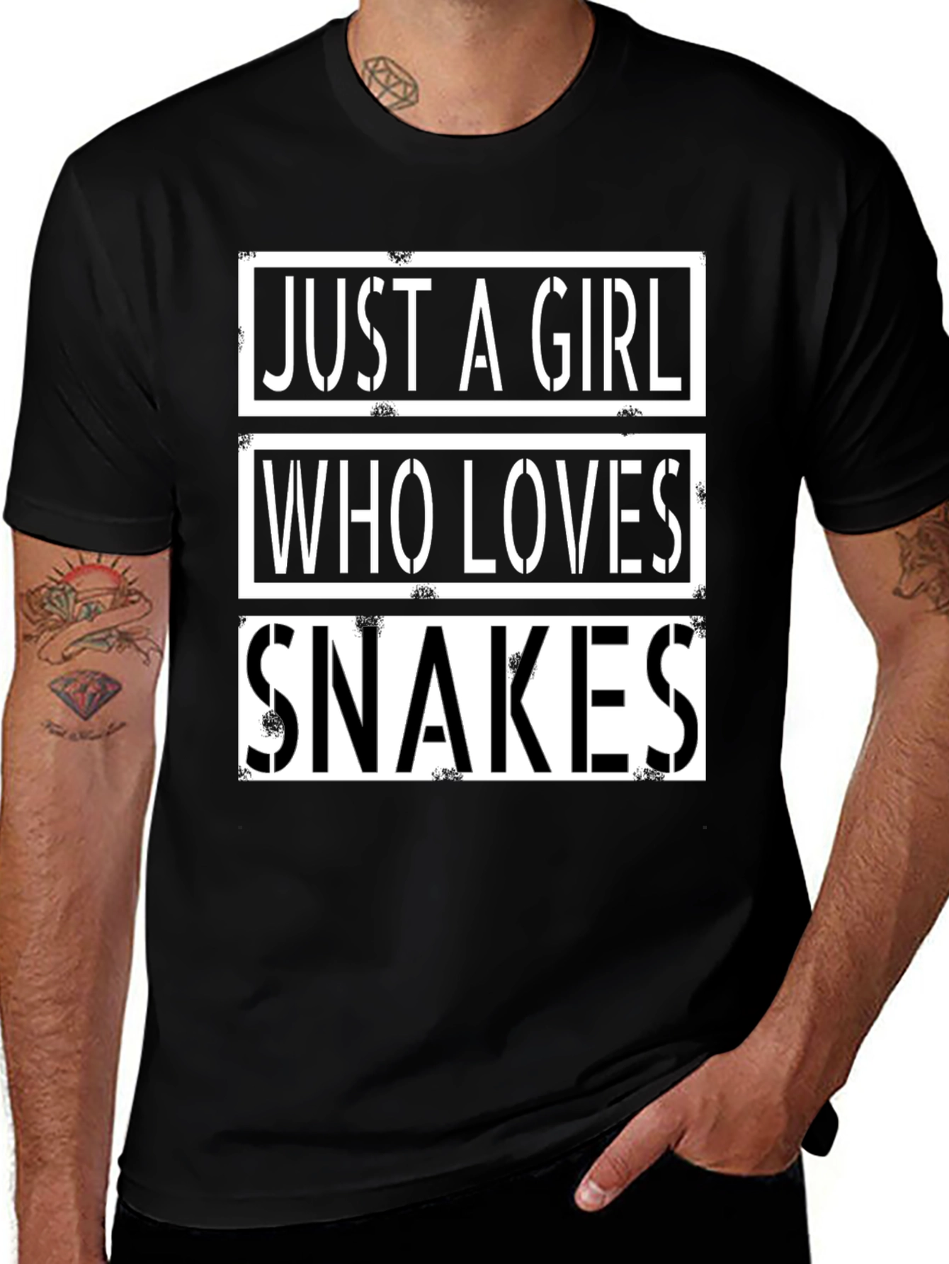 Just A Girl Who Loves Snakes T-Shirt
