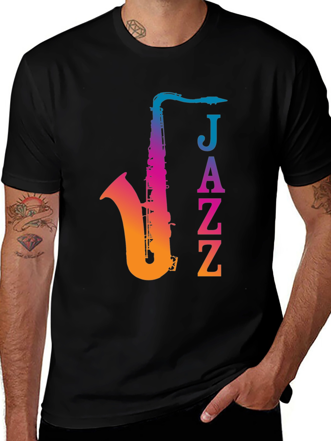 Variant 14 of Jazz Saxophone T-Shirt