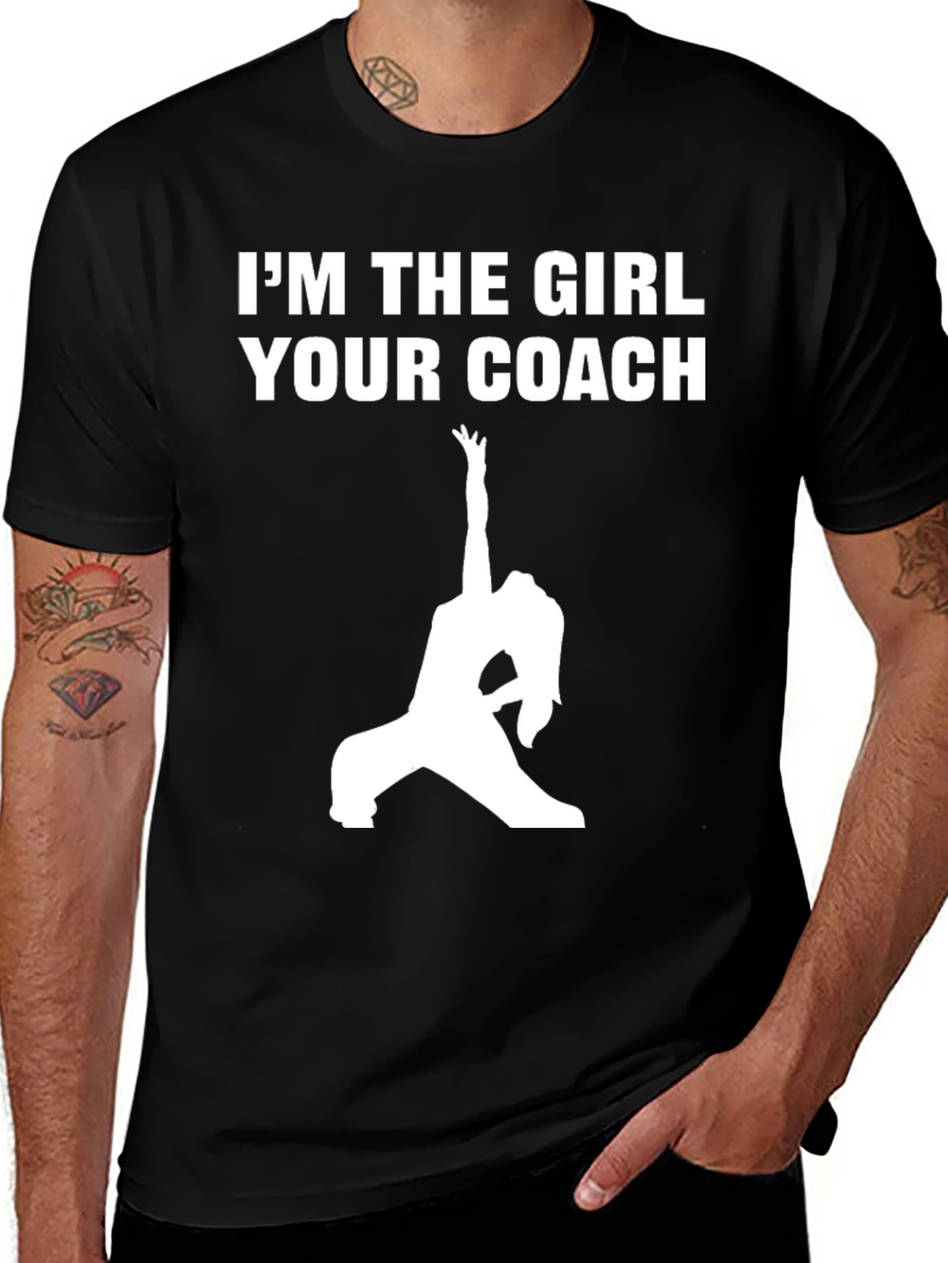 Variant 5 of I'm The Girl Your Coach T-Shirt