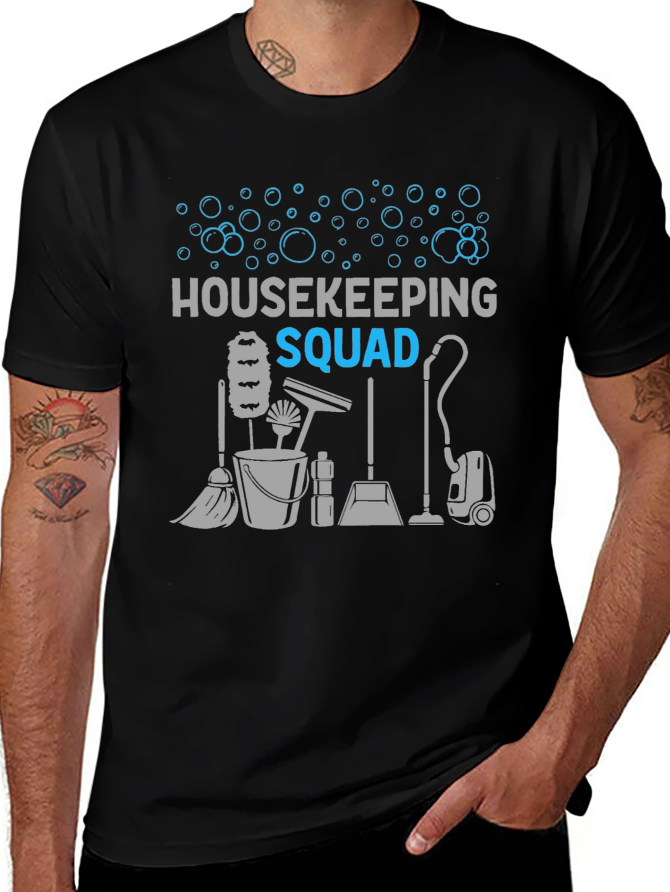 Variant 17 of Housekeeping Squad T-Shirt - Cleaning Crew Apparel
