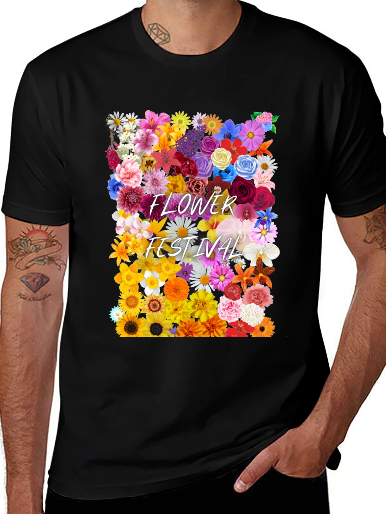 Variant 5 of Floral Festival Graphic Tee