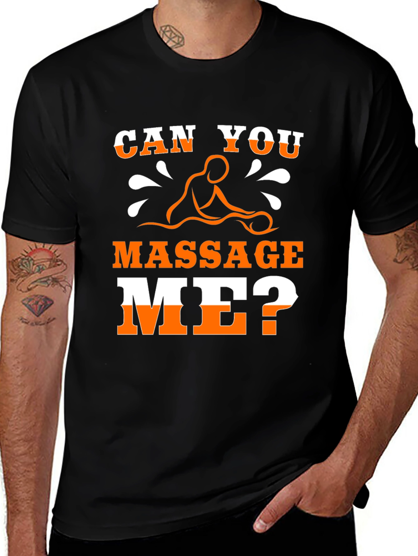 Variant 11 of Funny Massage T-Shirt - Can You Massage Me?