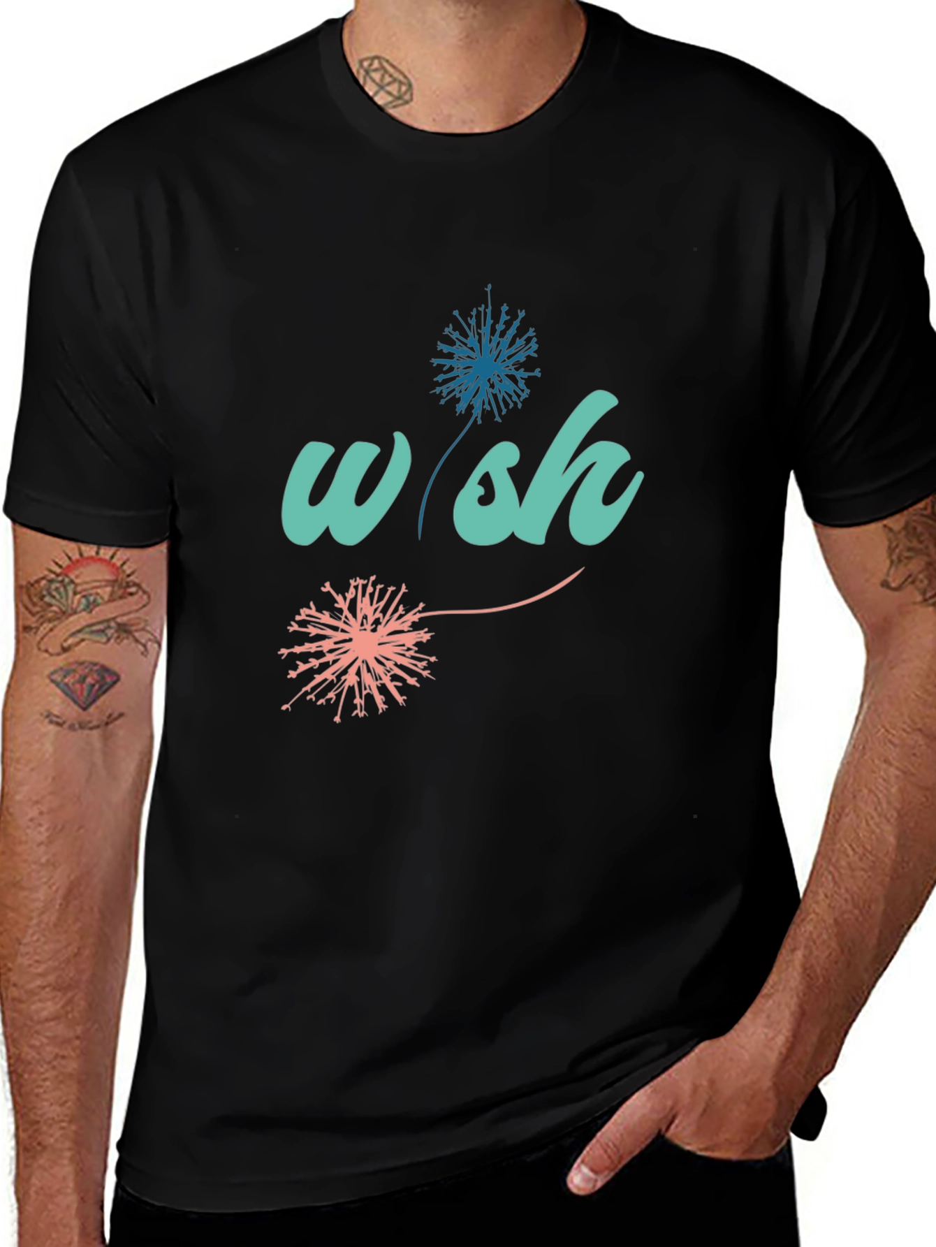 Wish Dandelion Graphic T-Shirt