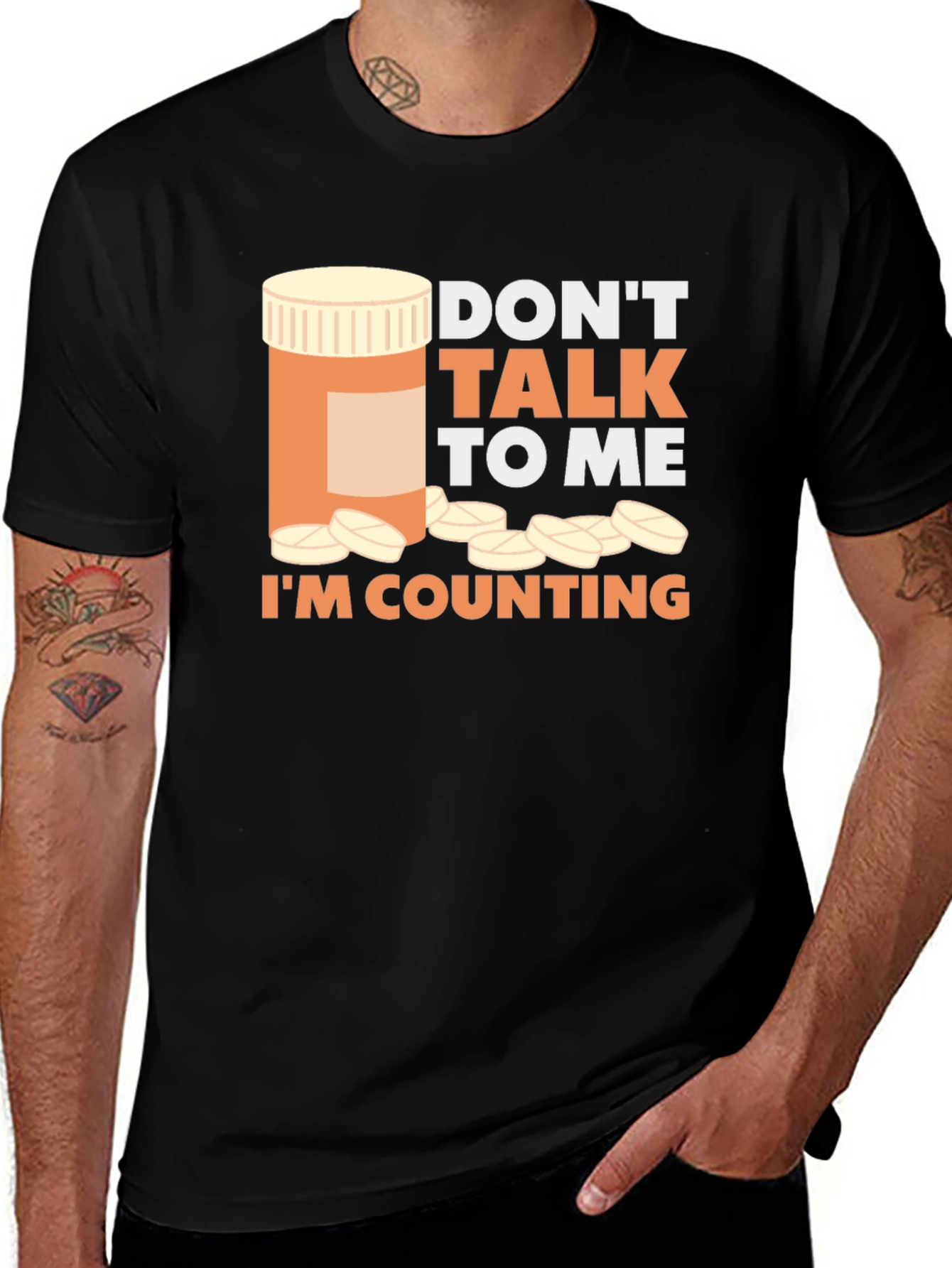 Variant 19 of Don't Talk To Me I'm Counting T-Shirt