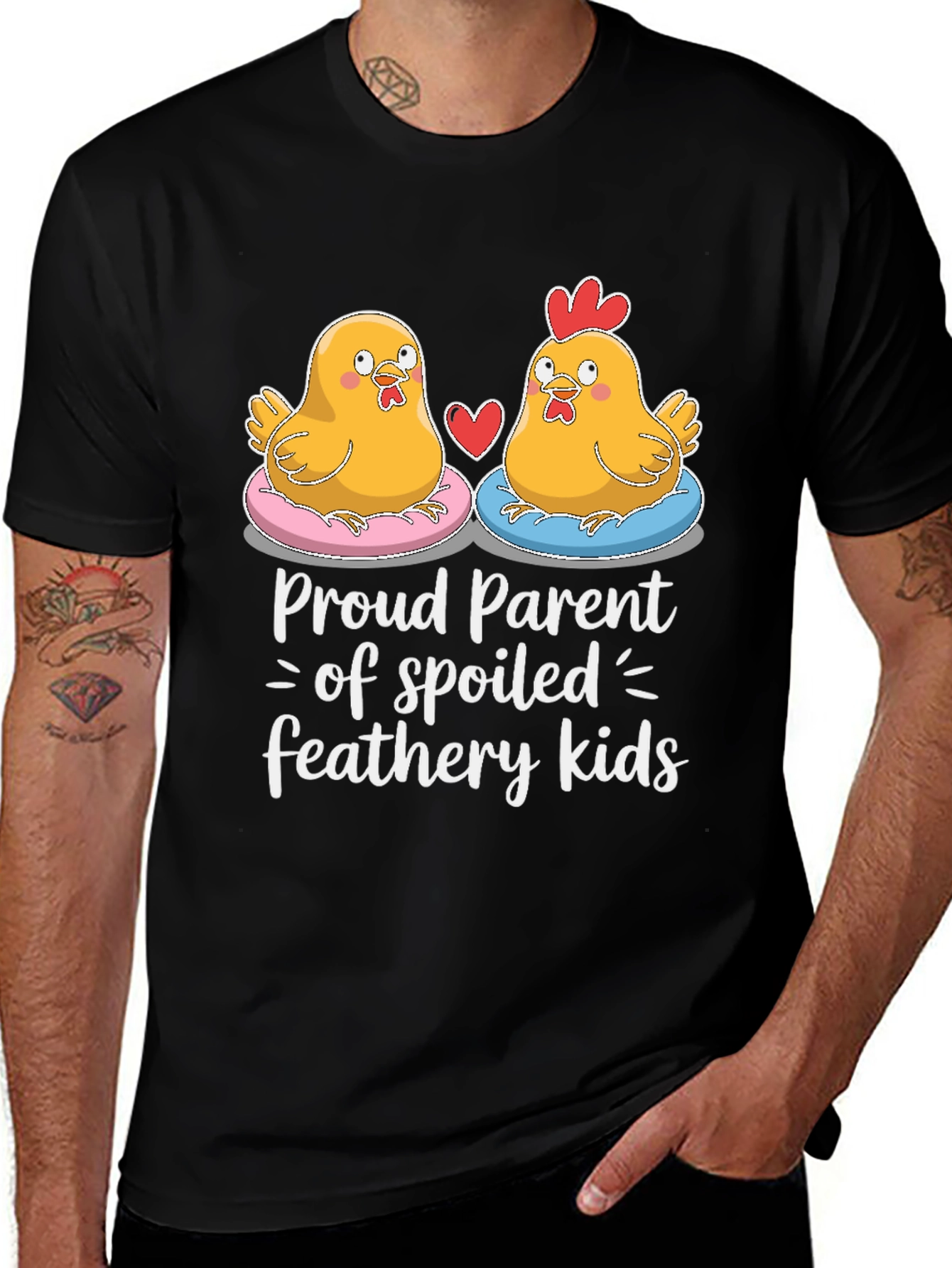 Variant 26 of Proud Parent Chicken Graphic Tee