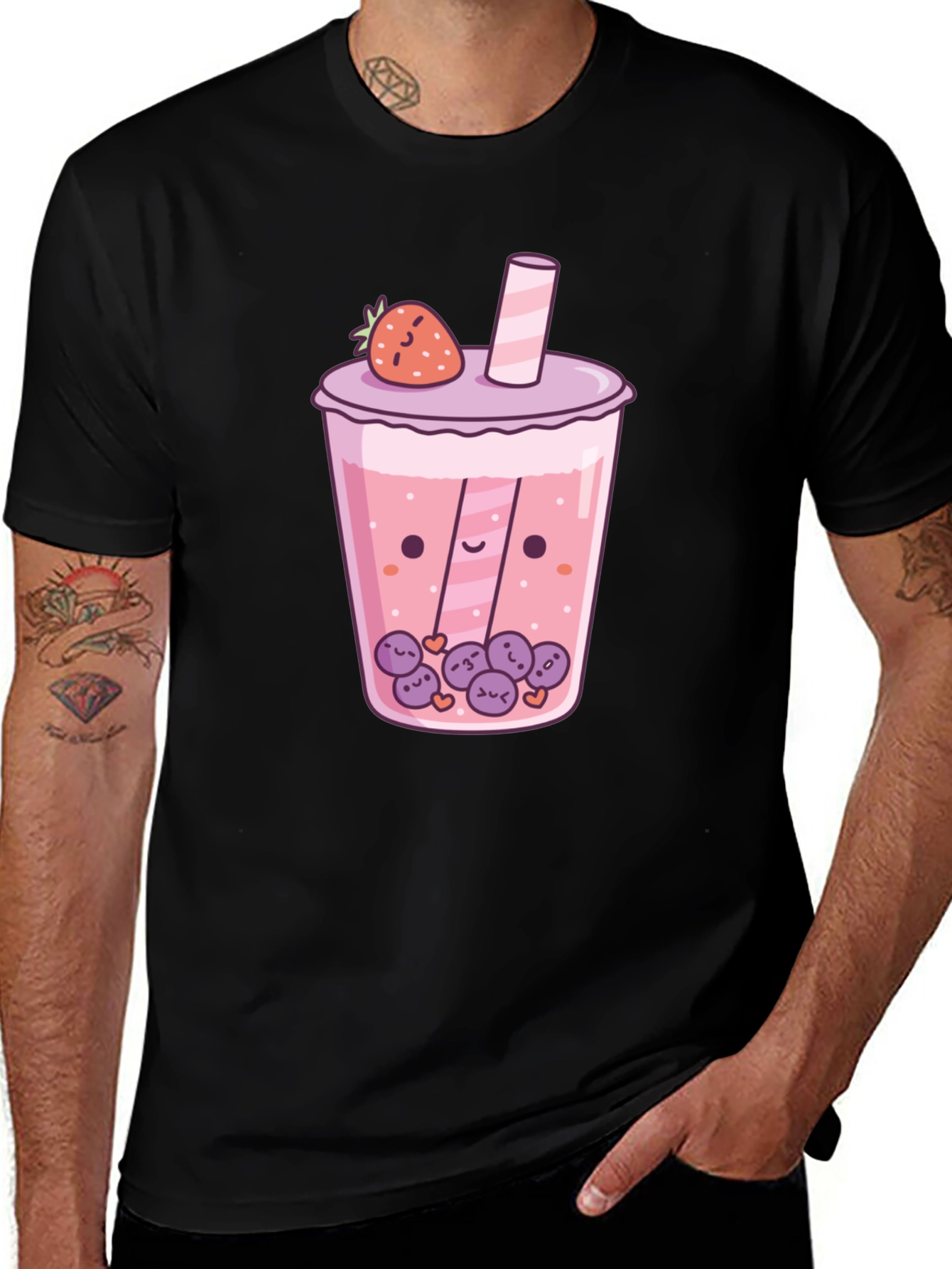 Variant 10 of Cute Bubble Tea Graphic T-Shirt