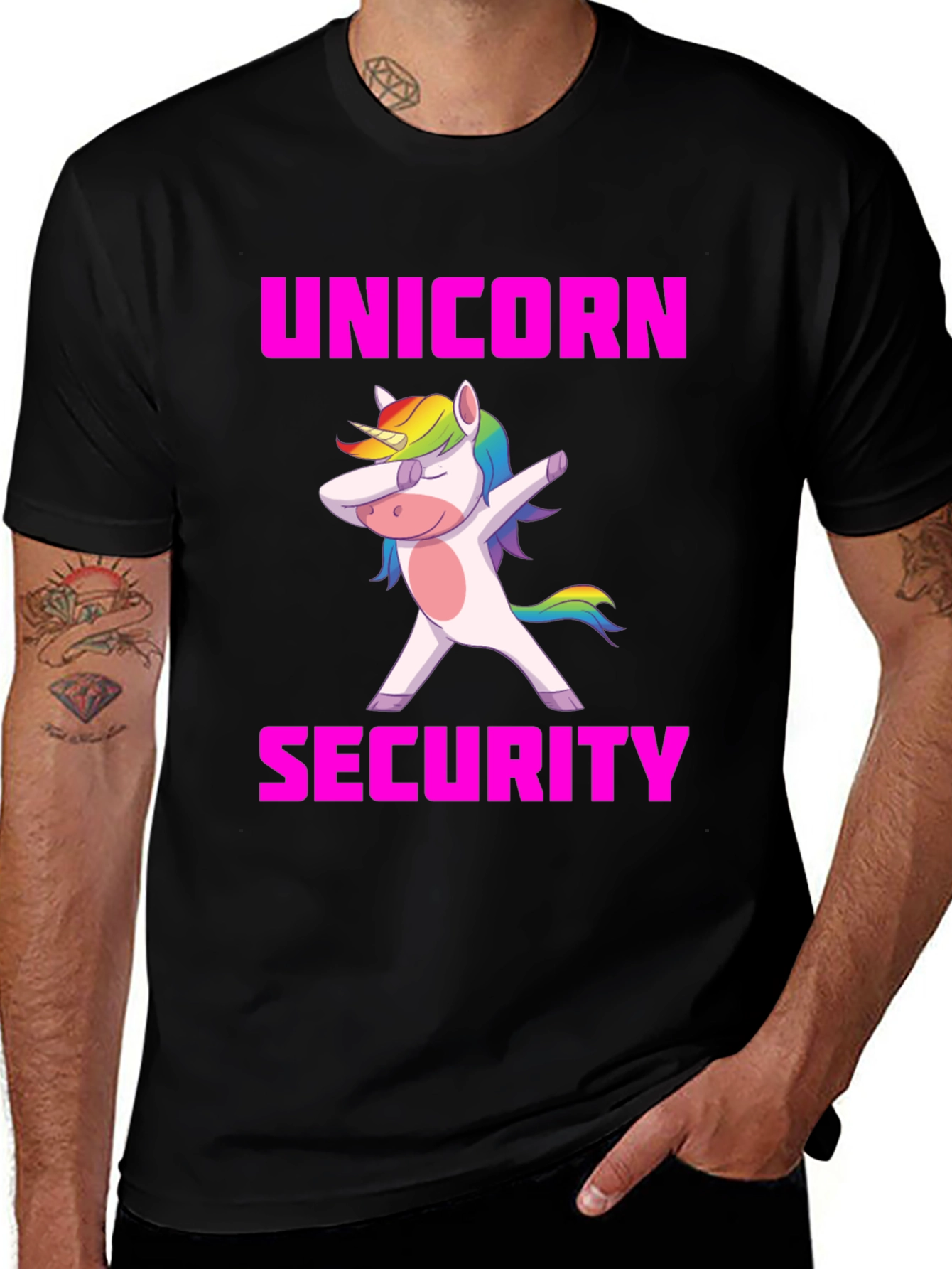 Variant 12 of Unicorn Security T-Shirt - Fun & Unique Design