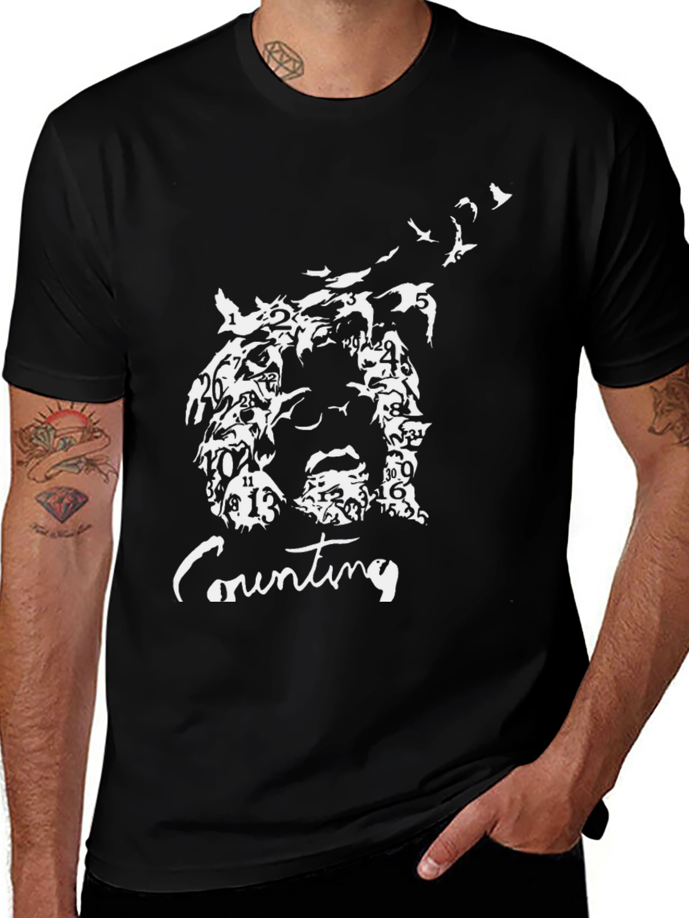 Variant 28 of Counting Crows Inspired Graphic T-Shirt